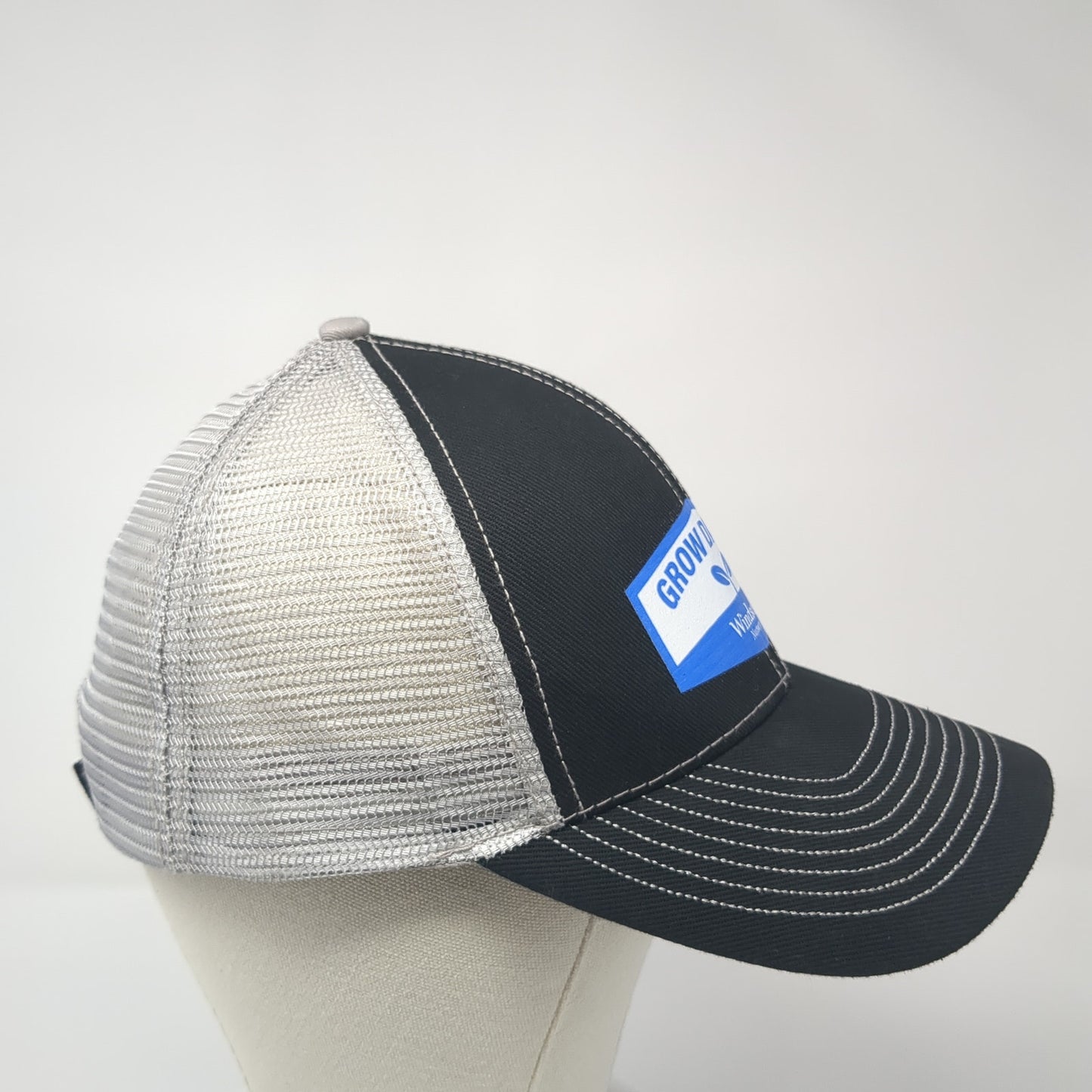 Grow Dammit Windsor's Nursery Strapback Trucker Hat Black One Size HG