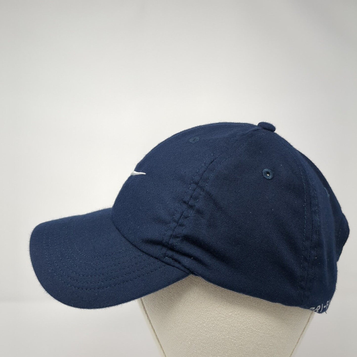 Nike Slideback Hat Blue One Size Heritage86 Dri-Fit Swoosh 6 Panel
