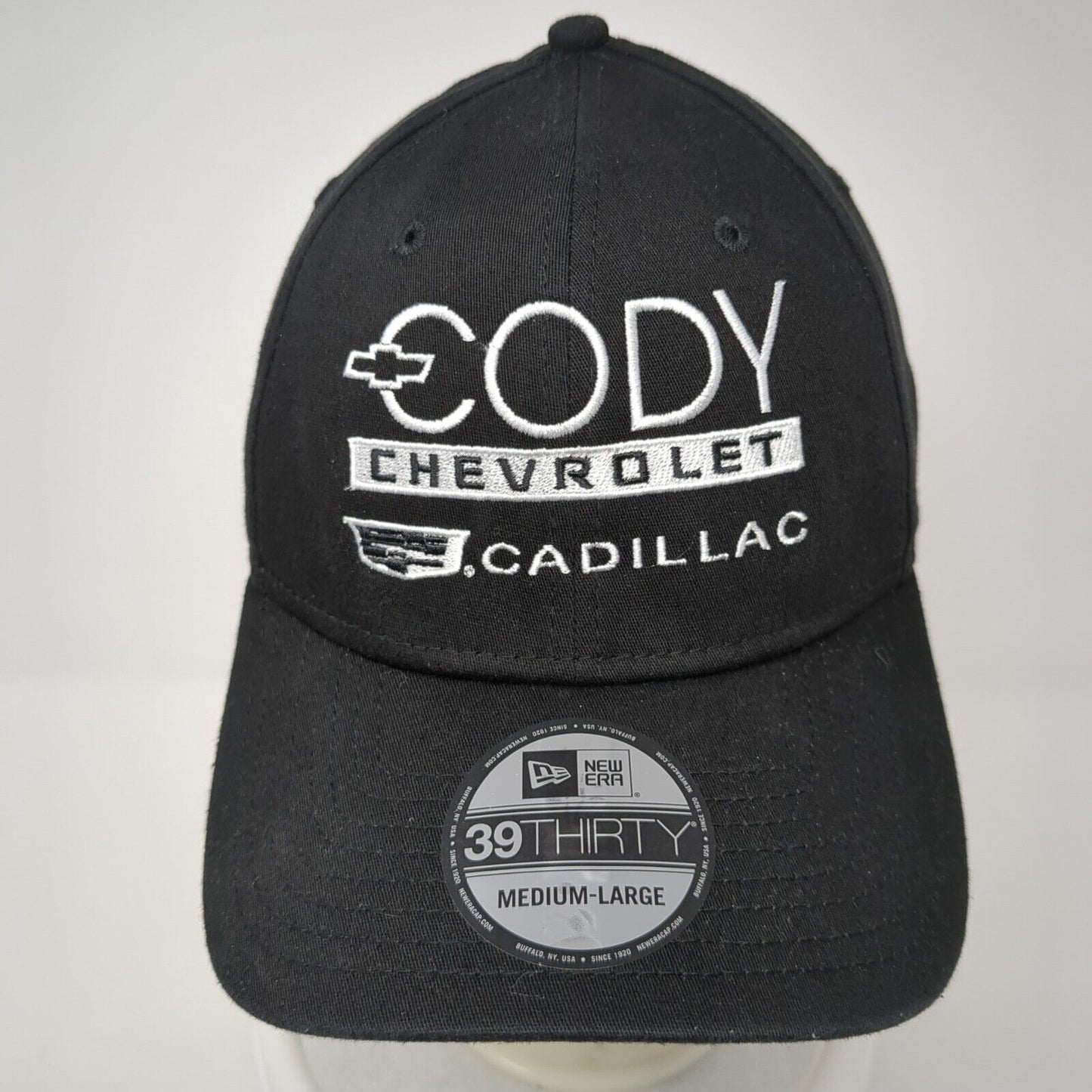 Cody Chevrolet Cadillac Fitted Hat Black M/L Embroidered 39Thirty New Era