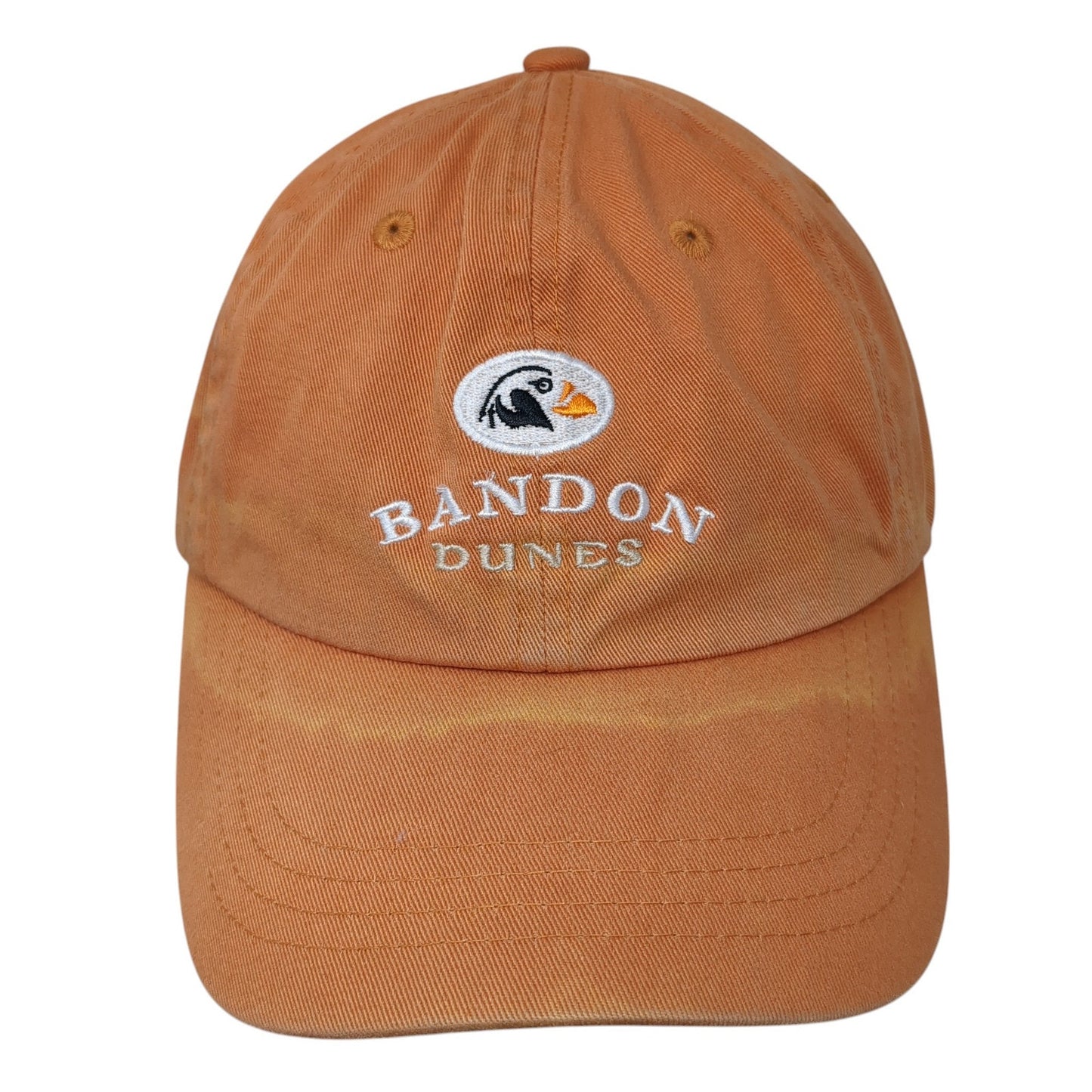 Brandon Dunes Slideback Baseball Cap Orange OS Adjustable Embroidered Imperial