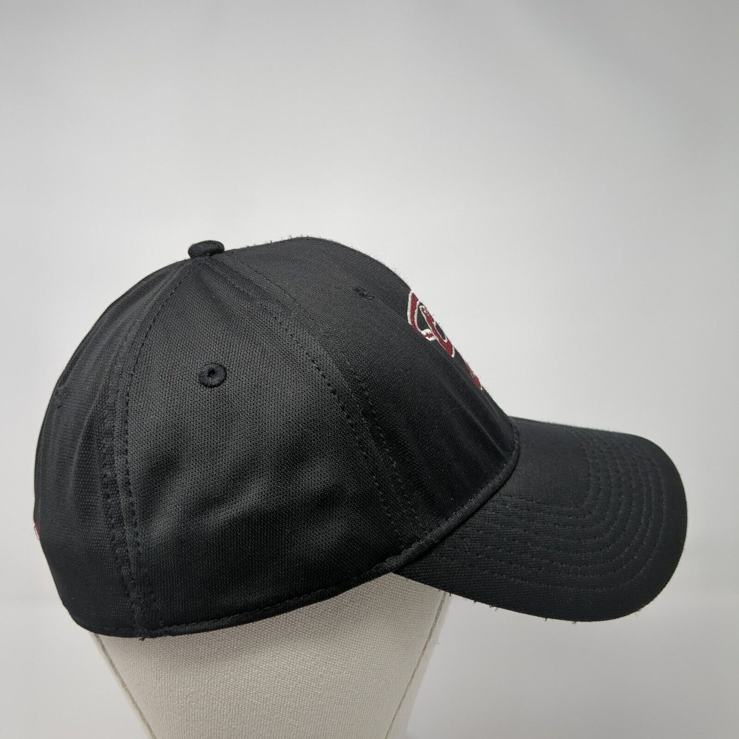 DB Southern Illinois Fitted Hat Black Medium Embroidered UAB300 Under Armour