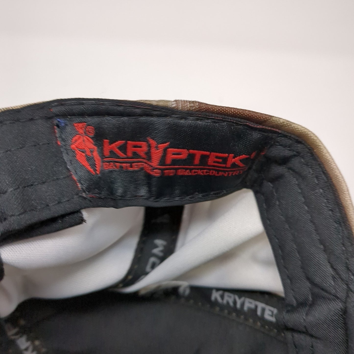 Kryptek Logo Patch Strapback Hat Multicolor Camo One Size Outdoor Cap