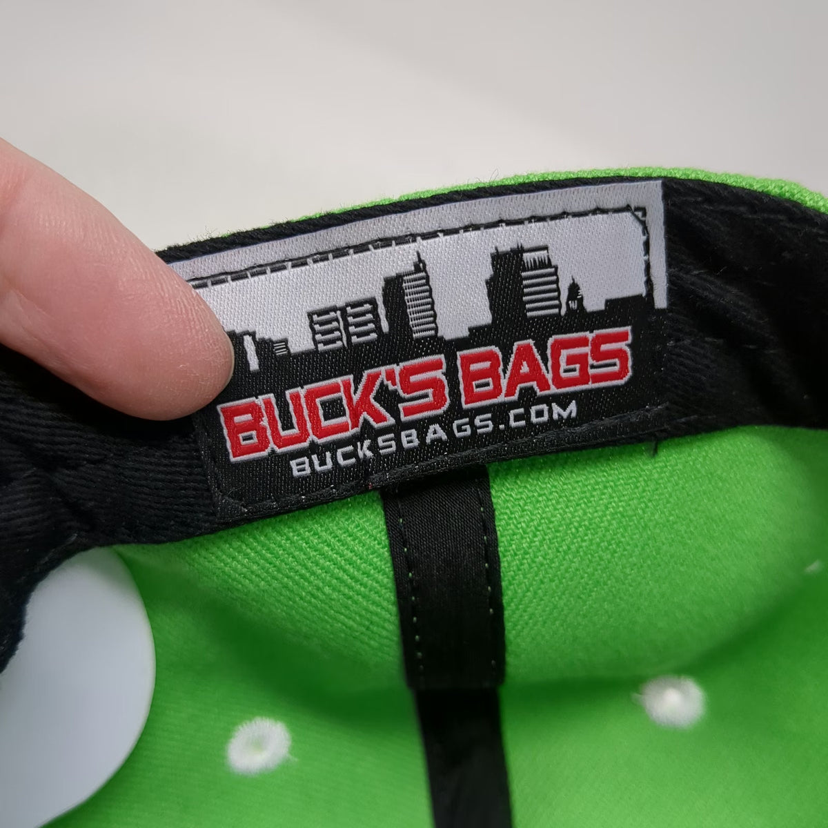 Buck's Bags Mountain View Mavericks Golf Patch Green Baseball Cap One Size Hat