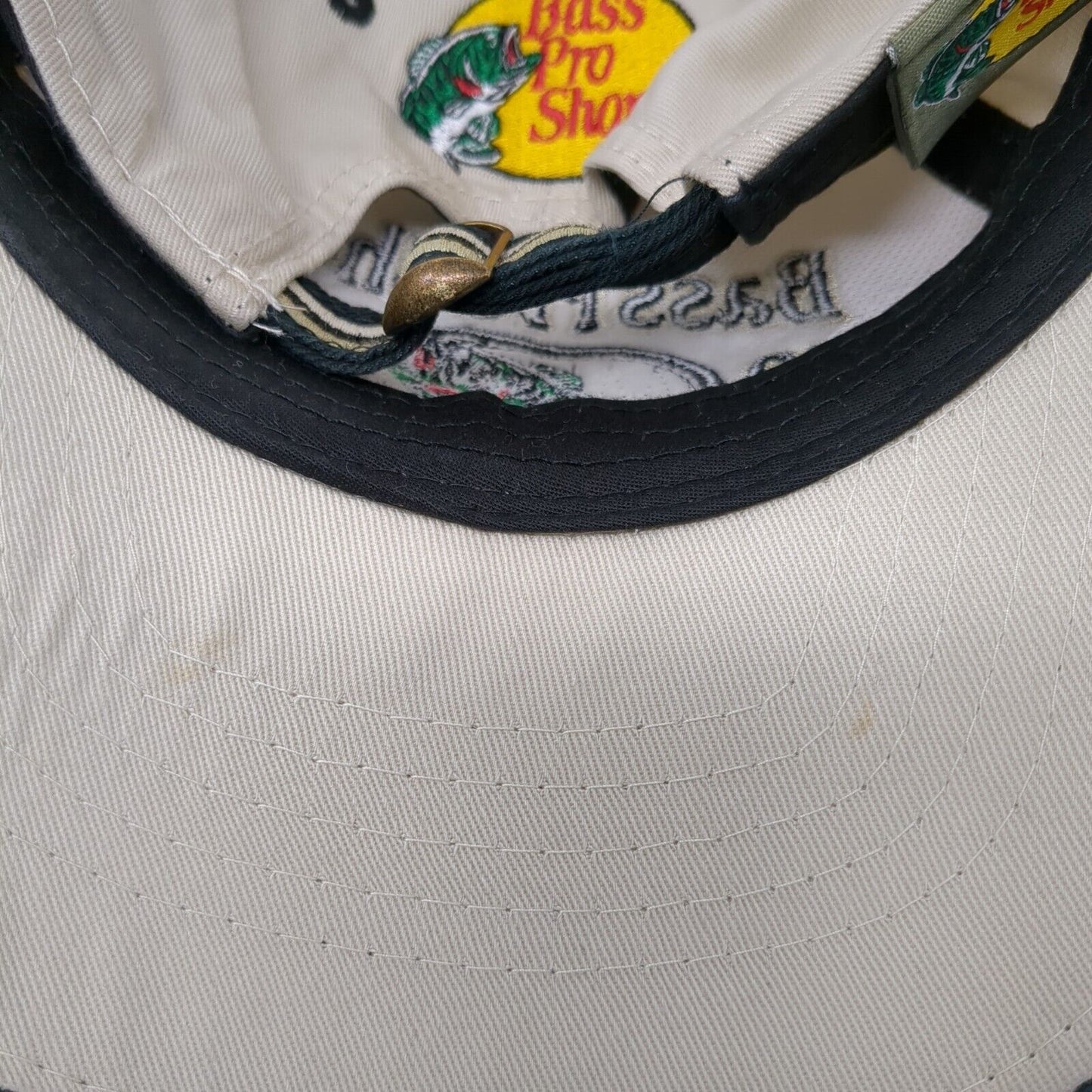 Bass Pro Shops Outdoors 1972 Slideback Hat Tan One Size Embroidered