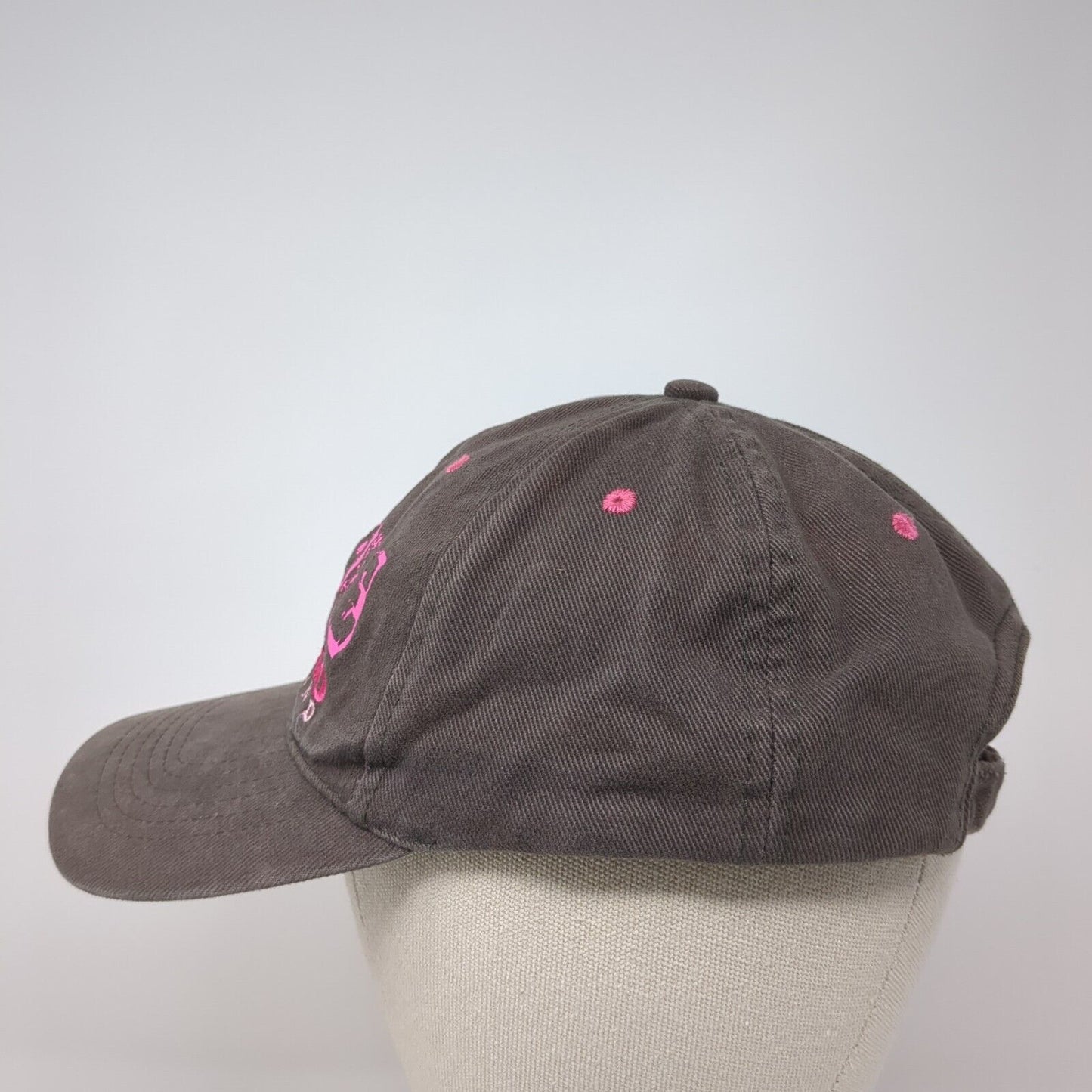 Pure Waitomo New Zealand Slideback Hat Brown One Size Adjustable Embroidered