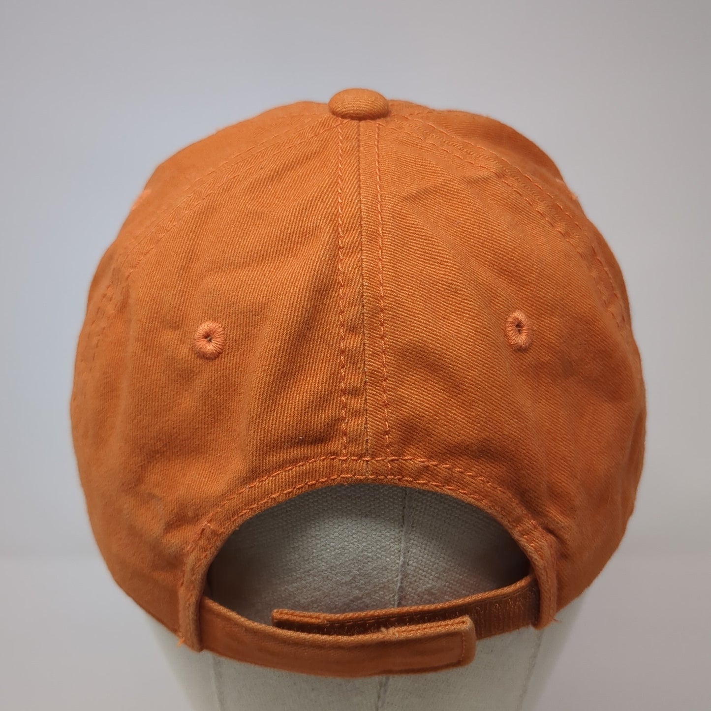 Sales & Marine Strapback Baseball Cap Orange One Size Adjustable Port Authority