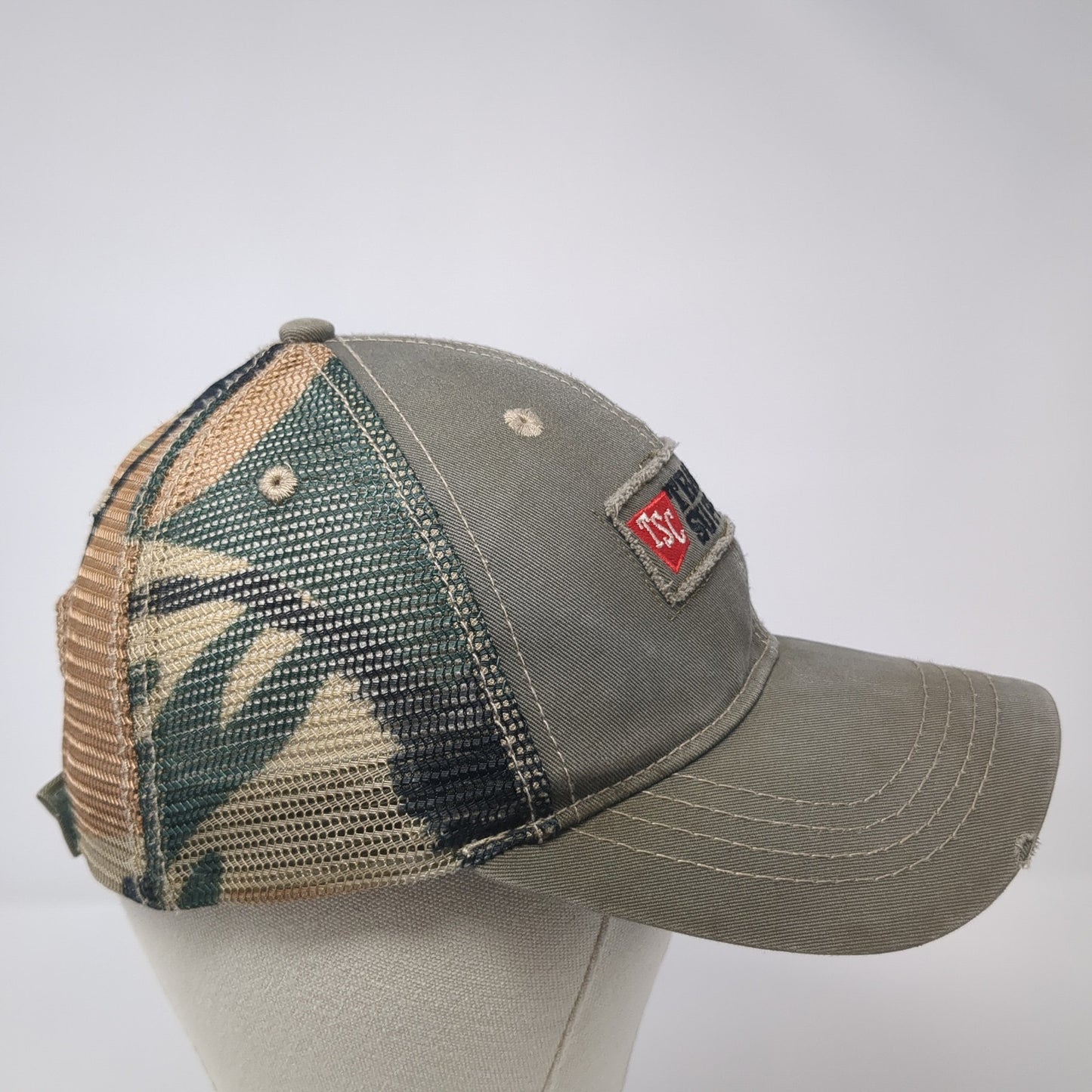 Tractor Supply Co Strapback Trucker Hat Multi One Size Mesh Back Camo