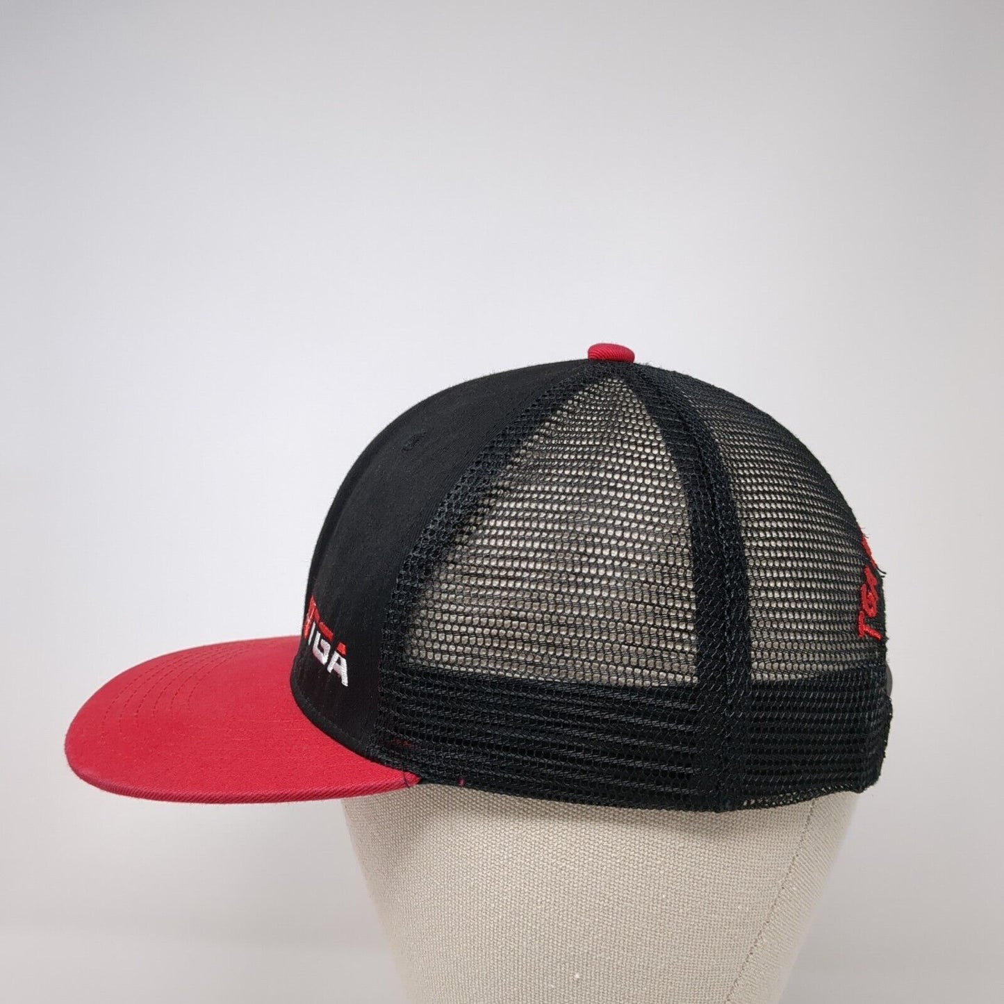 TGA Premier Golf Snapback Mesh Back Trucker Hat Black One Size Adjustable