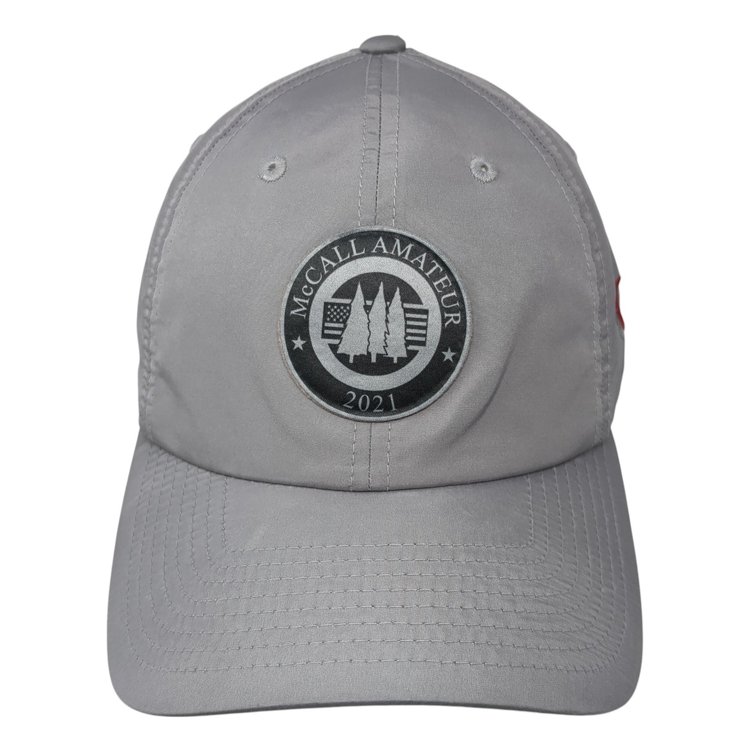 McCall Amateur 2021 Strapback Hat Gray One Size Adjustable Quest Groups