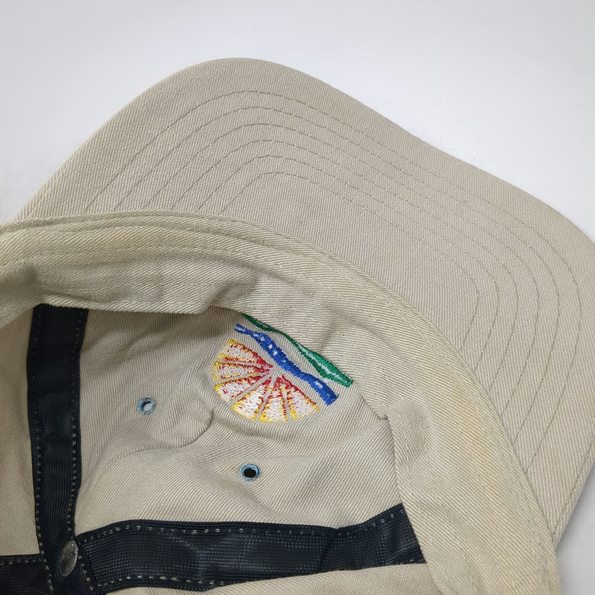 Cabo San Lucas Country Club Golf Beige Baseball Cap One Size Slideback Hat