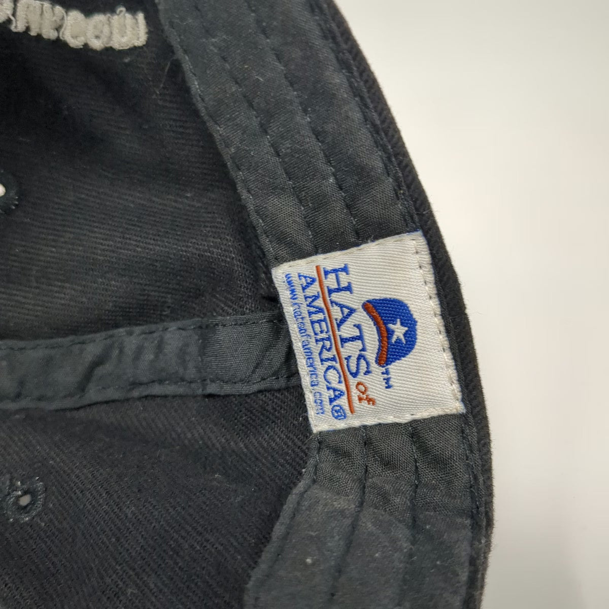 Hats of America Baseball Cap Black Bill Speidel Underground Tour Hat Vintage