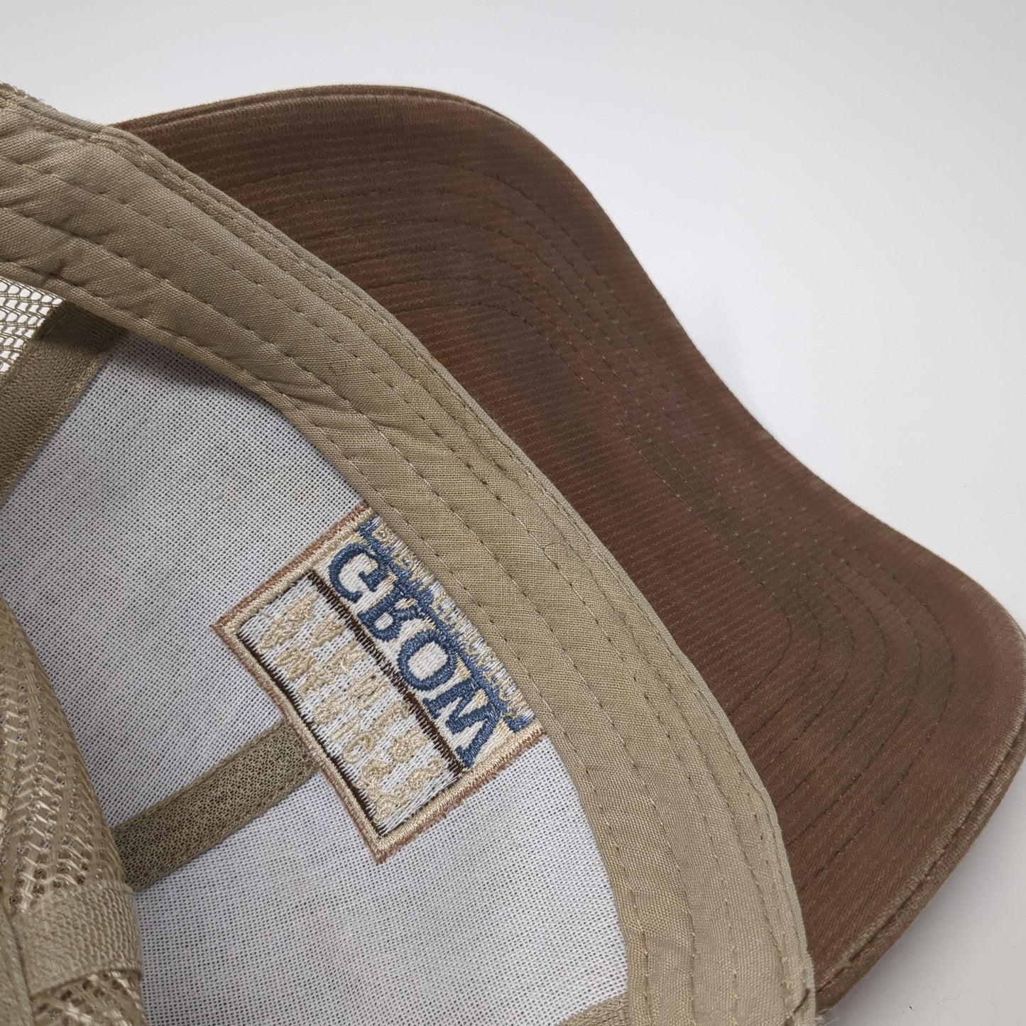 America's Farmers Grow Rural Education Trucker Hat Brown One Size Mesh Back