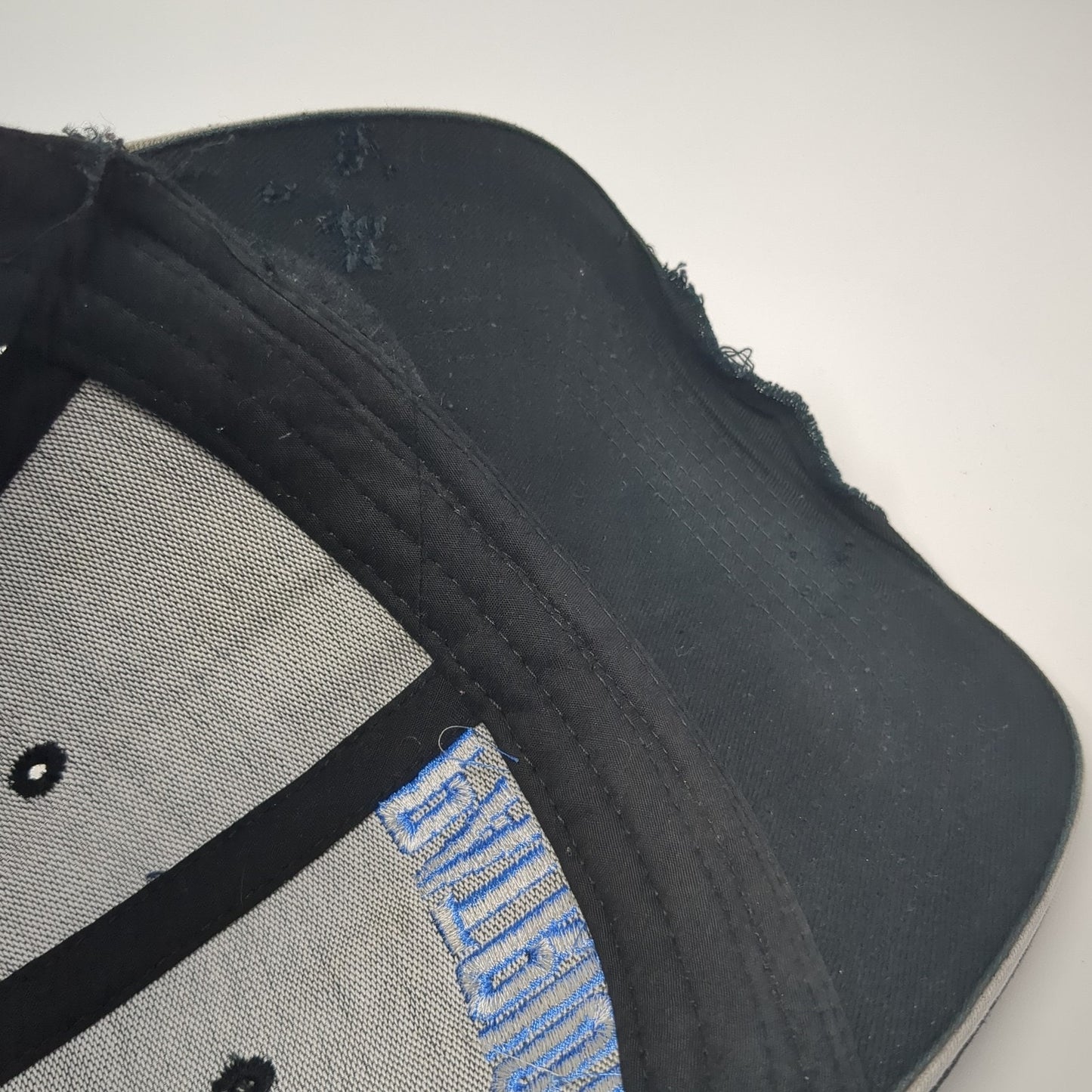 Patriot Plumbing Snapback Trucker Hat Black OS Adjustable Mesh Port Authority