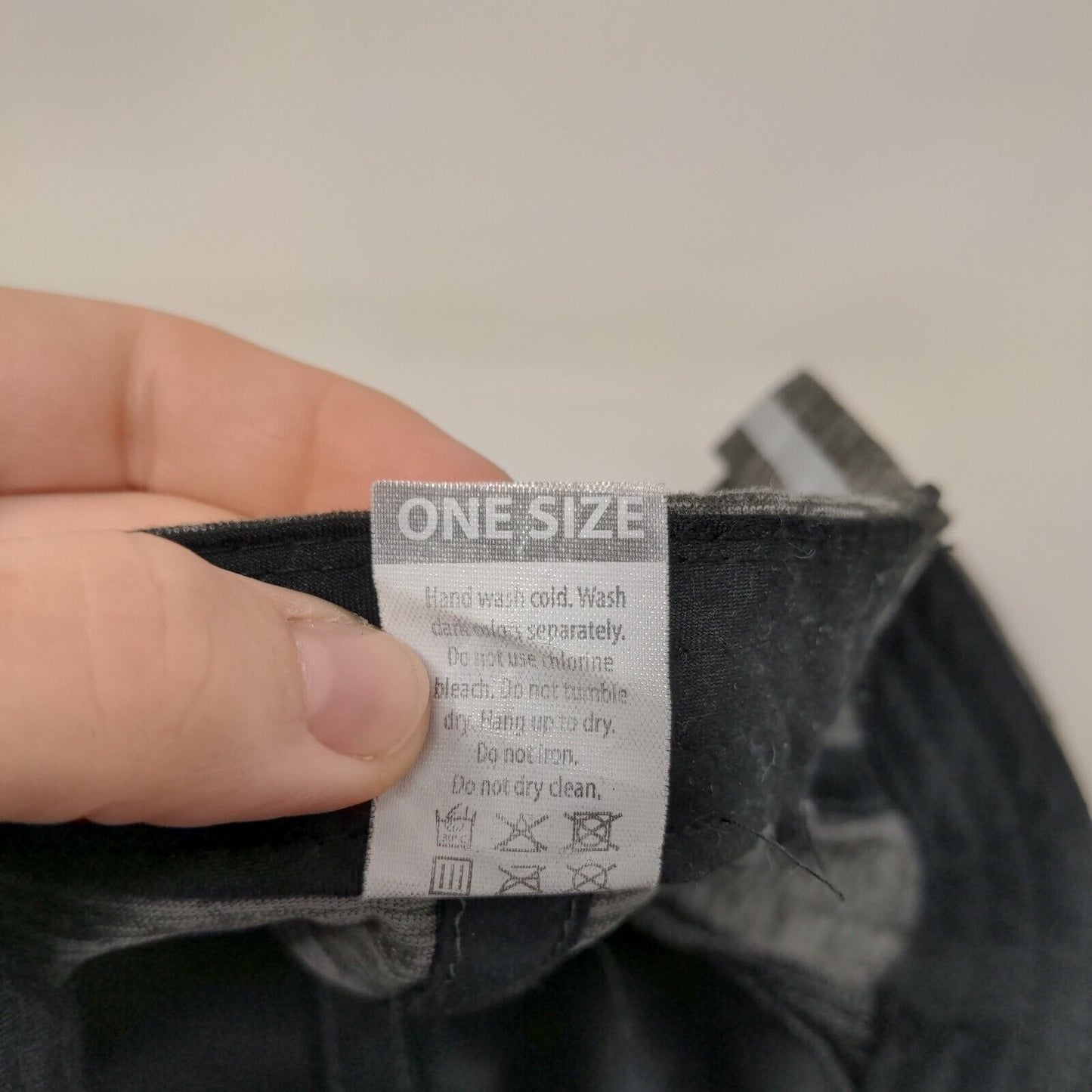 Layer8 Strapback Hat Gray One Size Adjustable Breathable Mesh Blank Polyester