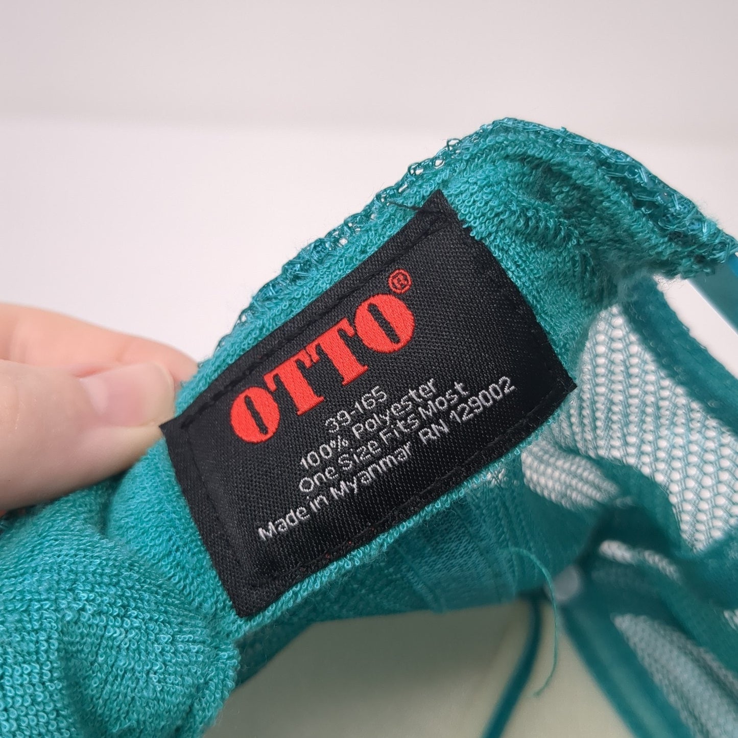 Disco Daddy Desperate Electric Trucker Hat Blue OS Adjustable Mesh Back Rope