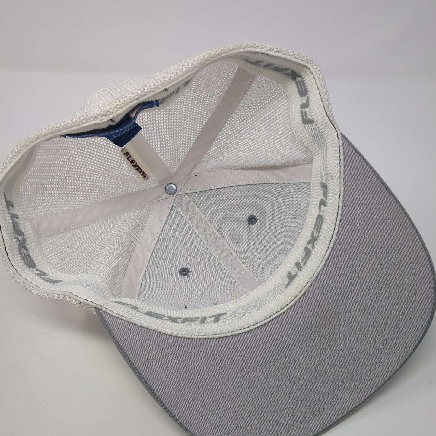 Brevant Seeds Fitted Trucker Hat Gray One Size Mesh Back Port Authority