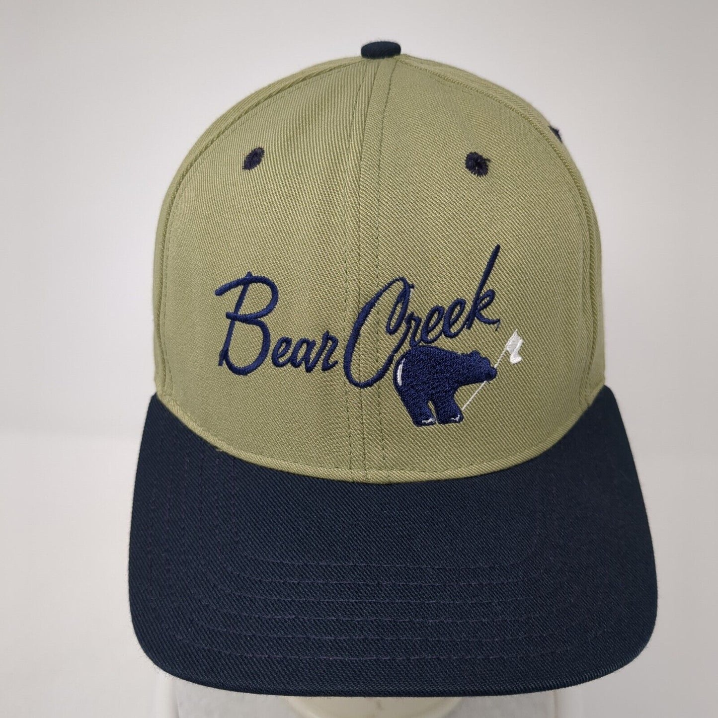 Bear Creek Slideback Hat Multicolor L/XL Leather Strap Golf Hyatt