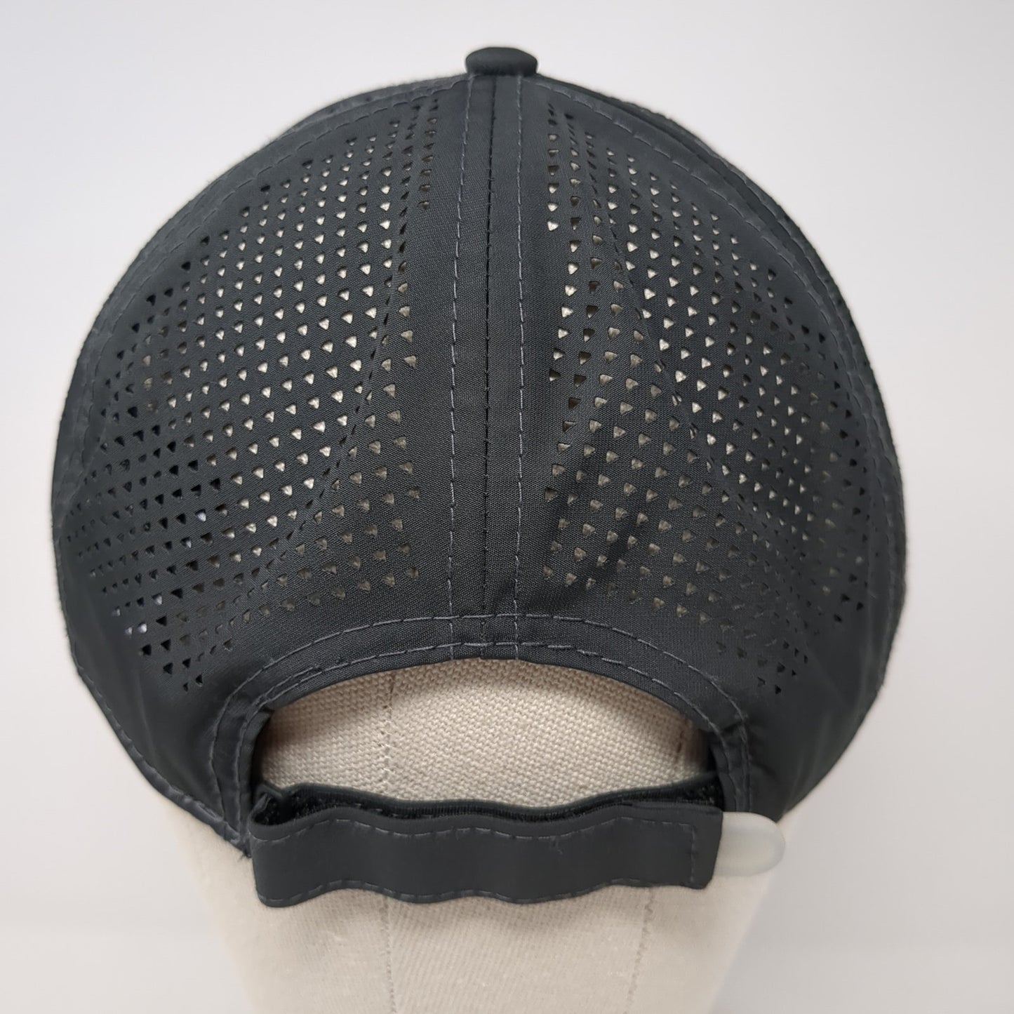 Arete Designs Strapback Hat Gray One Size Adjustable Laser Cut New Era