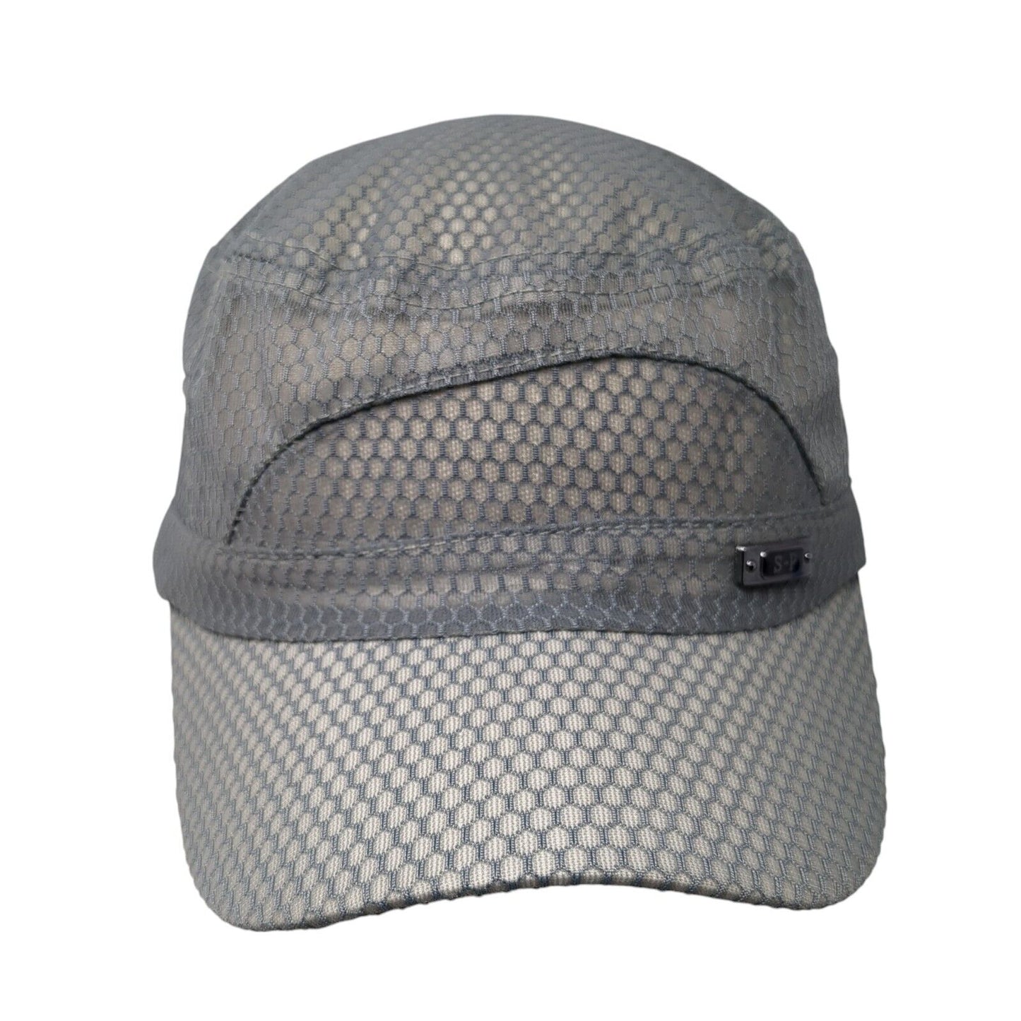 Unbranded Slideback Cadet Army Hat Gray One Size Adjustable Mesh Solid