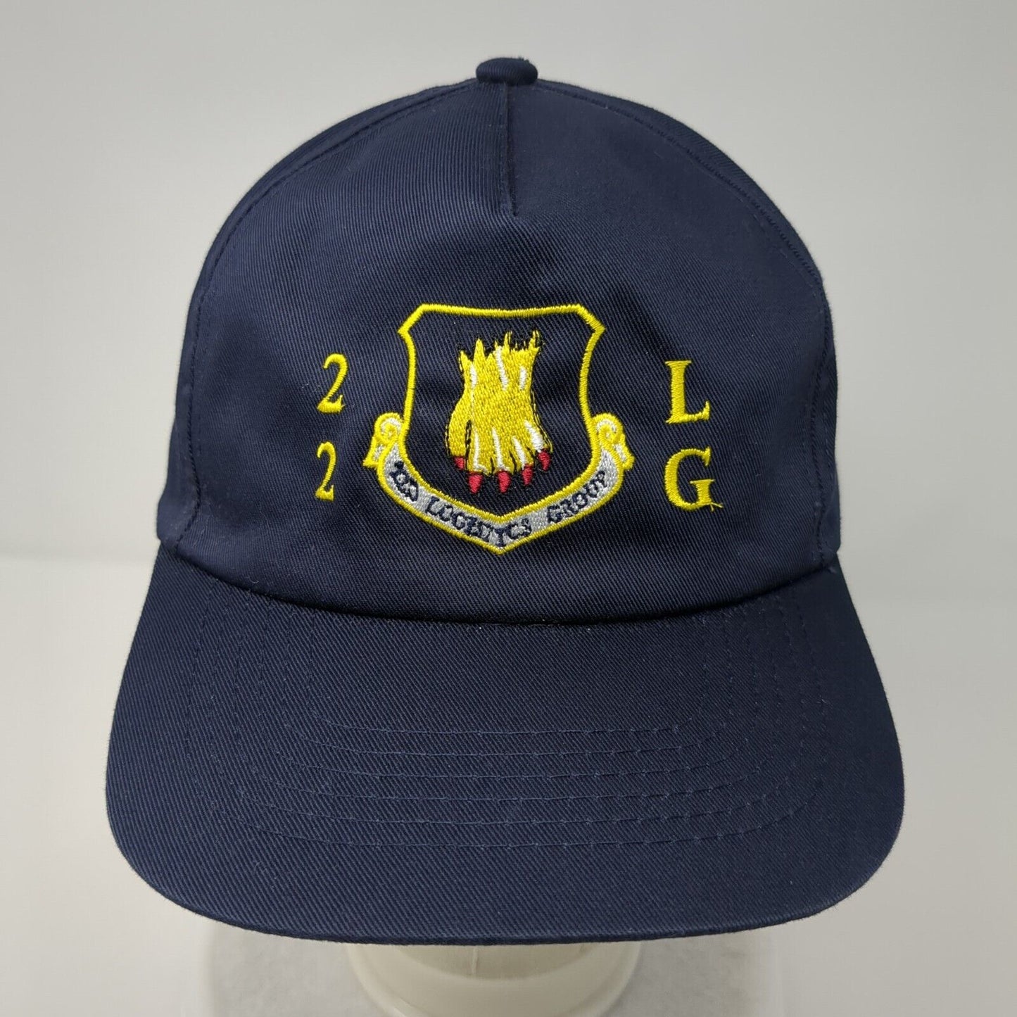 22 Logistics Group Snapback Hat Blue OSFA Solid Embroidered Sportsman
