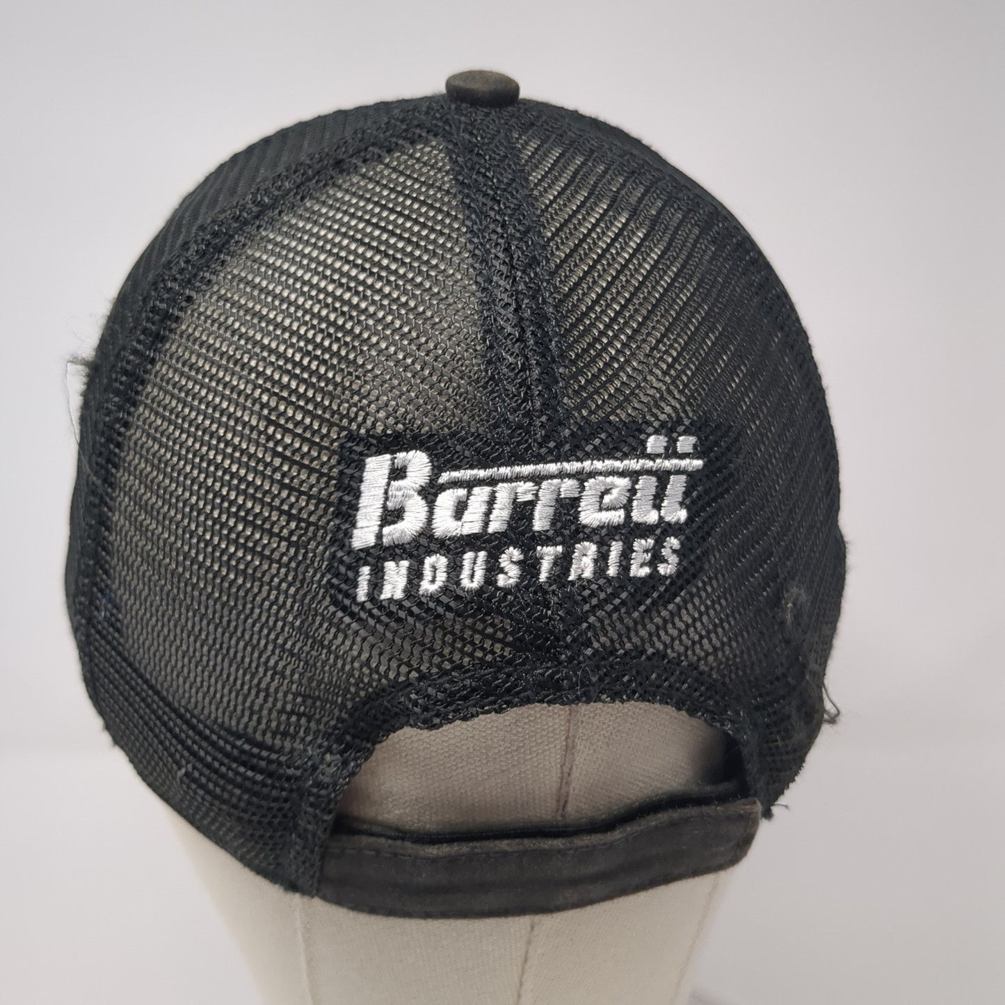 Kickin' Asphalt & Takin' Names Strapback Trucker Hat Black One Size Mesh Back
