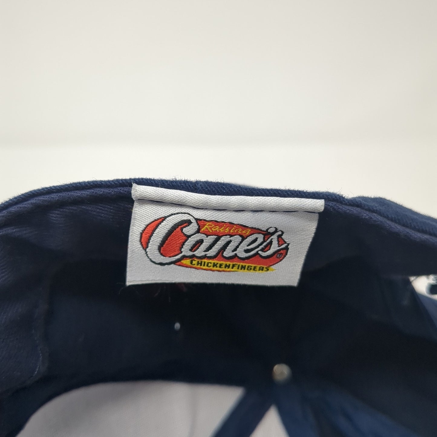 Raising Cane's Chicken Fingers Strapback Hat Blue One Size Adjustable