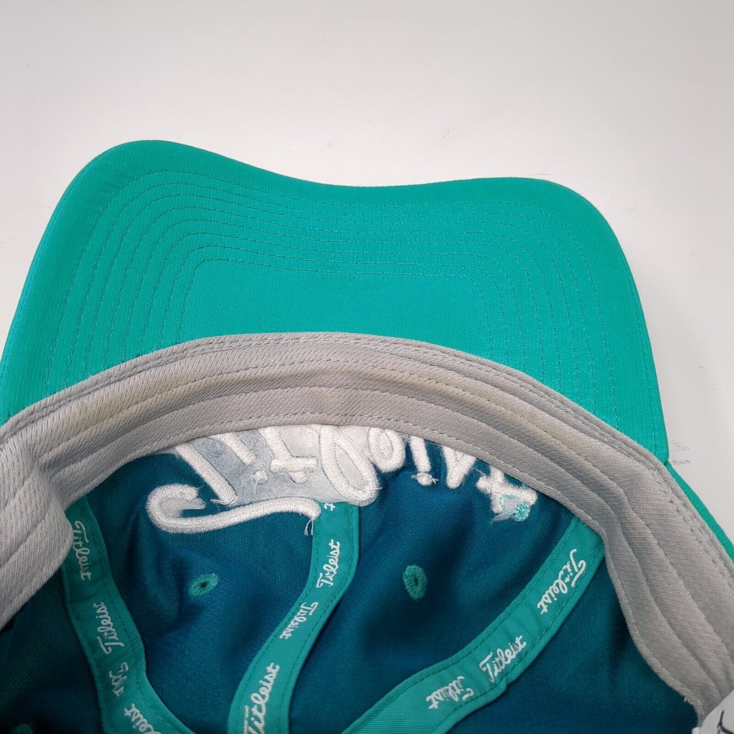 Titleist Slideback Hat Green One Size Adjustable Embroidered 6 Panel