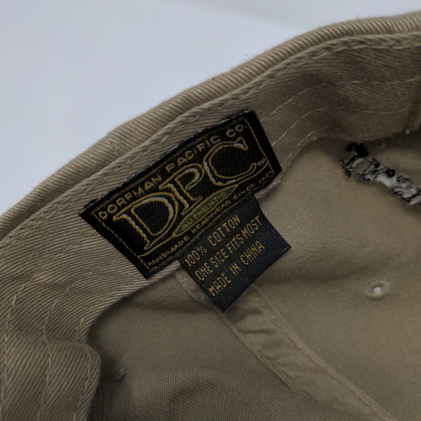 Polyon AG Fertilizer Strapback Hat Tan OSFM Embroidered Dpc W/Tags