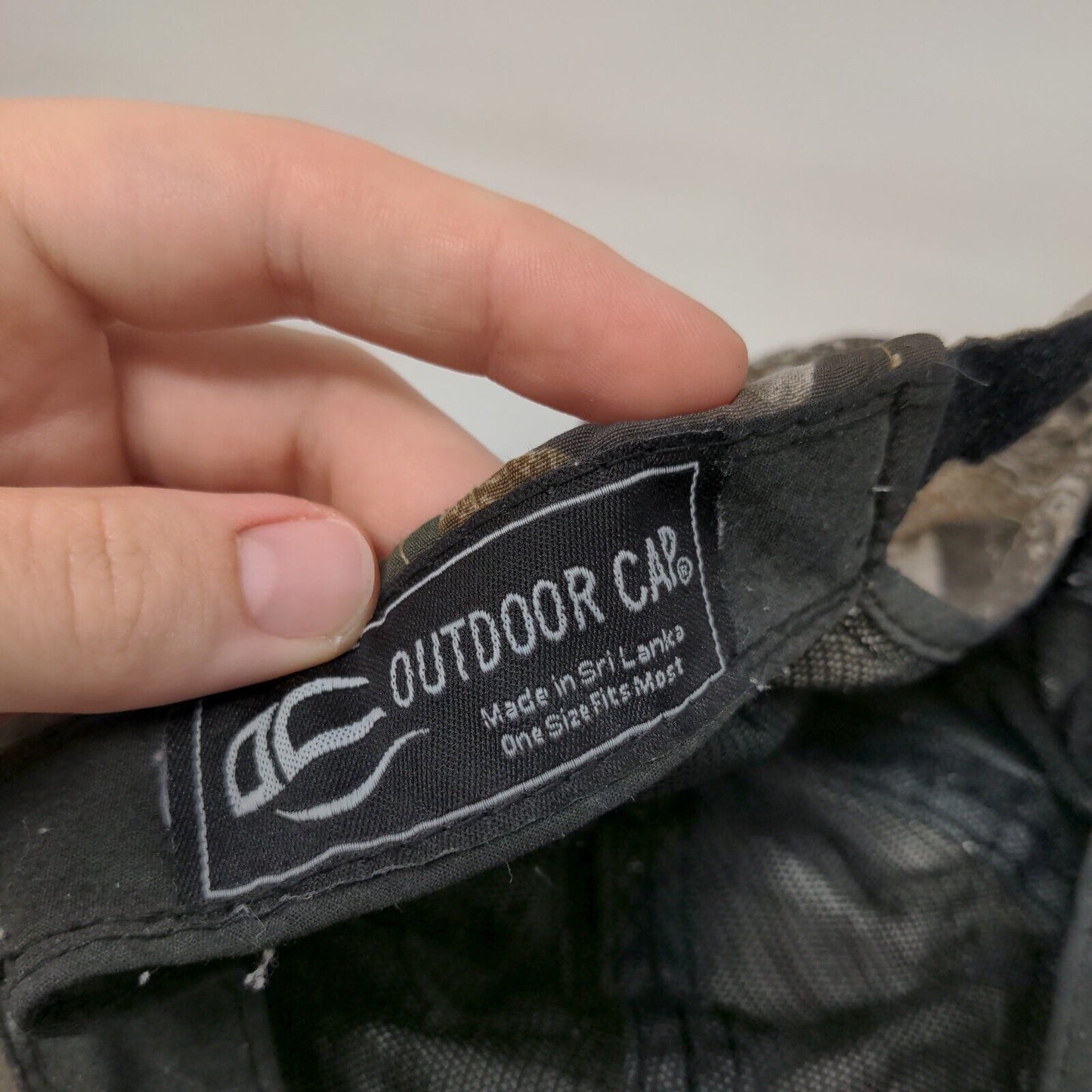 Gander Mountain Strapback Hat Camo OSFM Adjustable Outdoor Cap