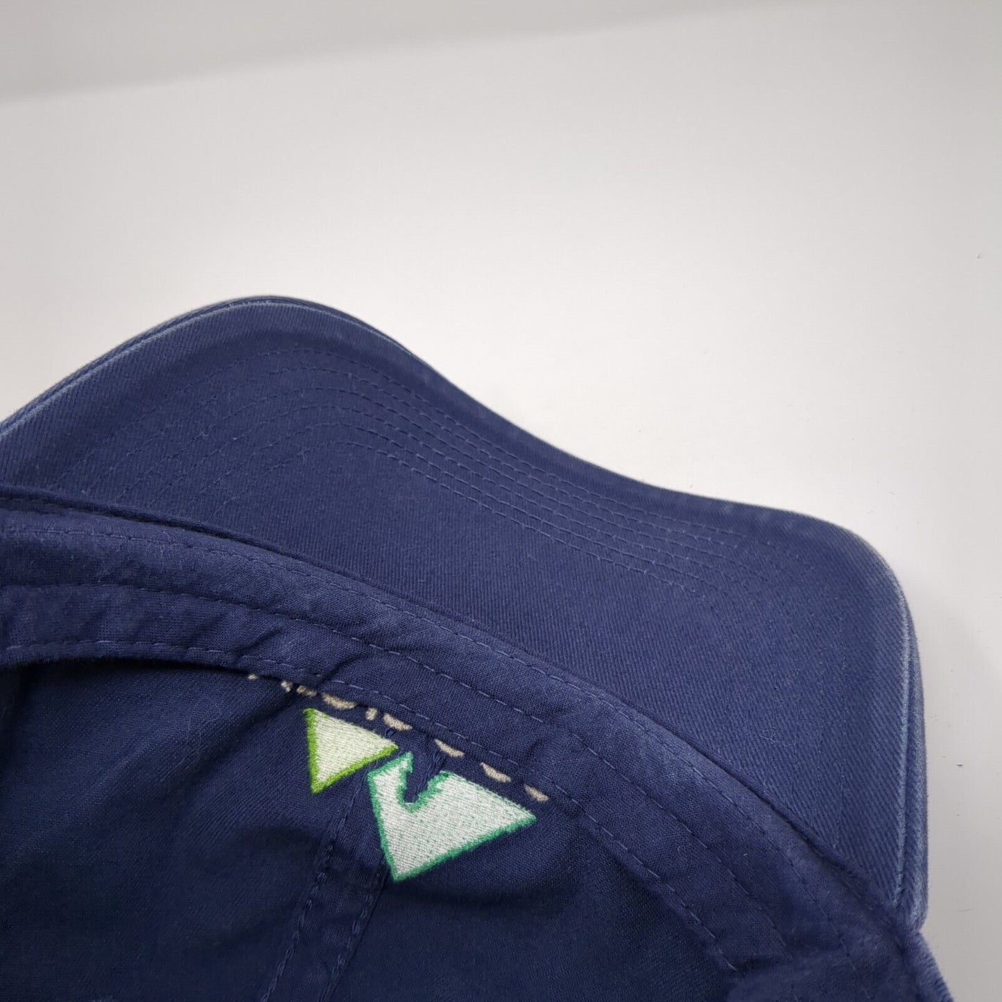 Life is Good Slideback Hat Blue One Size Adjustable Embroidered 6 Panel Cotton