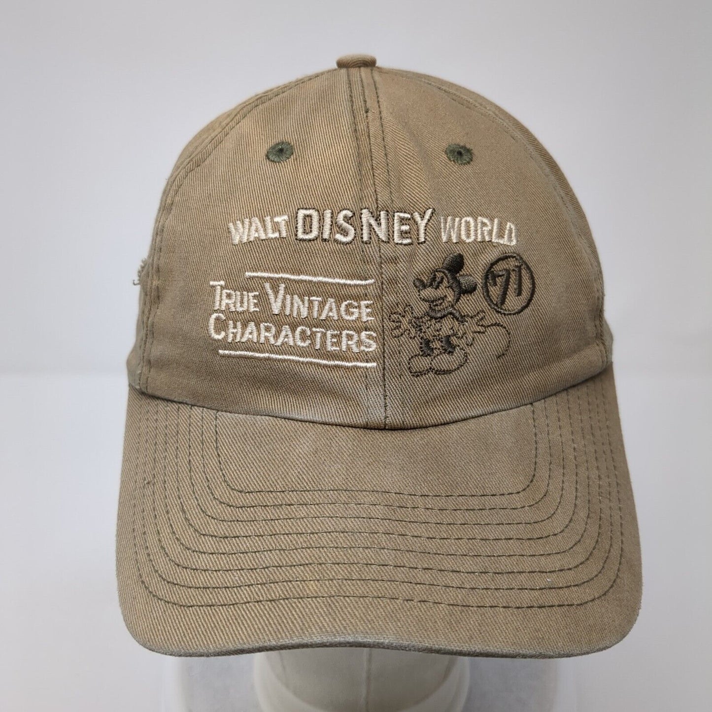 Walt Disney World Mickey Mouse Adult Slideback Hat Brown 57-61cm Disney Parks