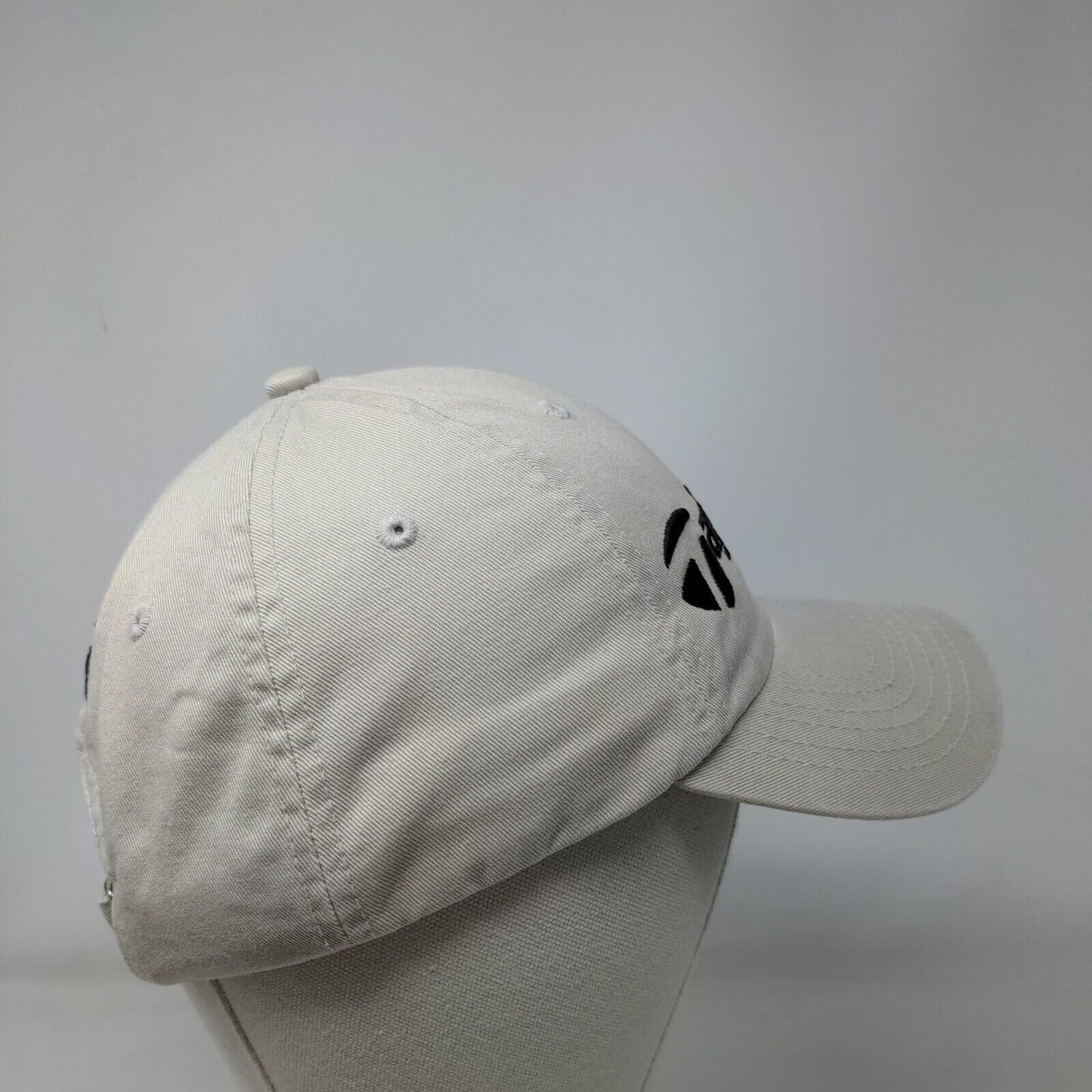 TaylorMade Slideback Hat Tan OSFA Adjustable Embroidered Tmax Gear 6 Panel
