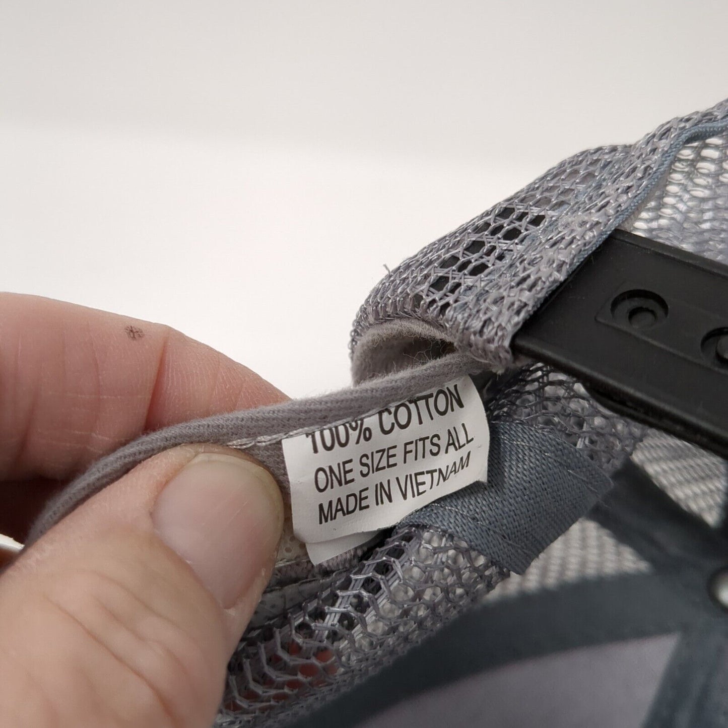 Idaho Snapback Mesh Back Trucker Hat Black One Size Colorblock 6 Panel