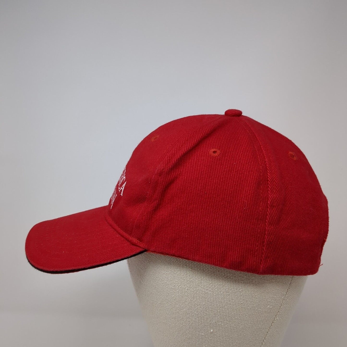 Make America Great Again Slideback Hat Red One Size Adjustable Embroidered