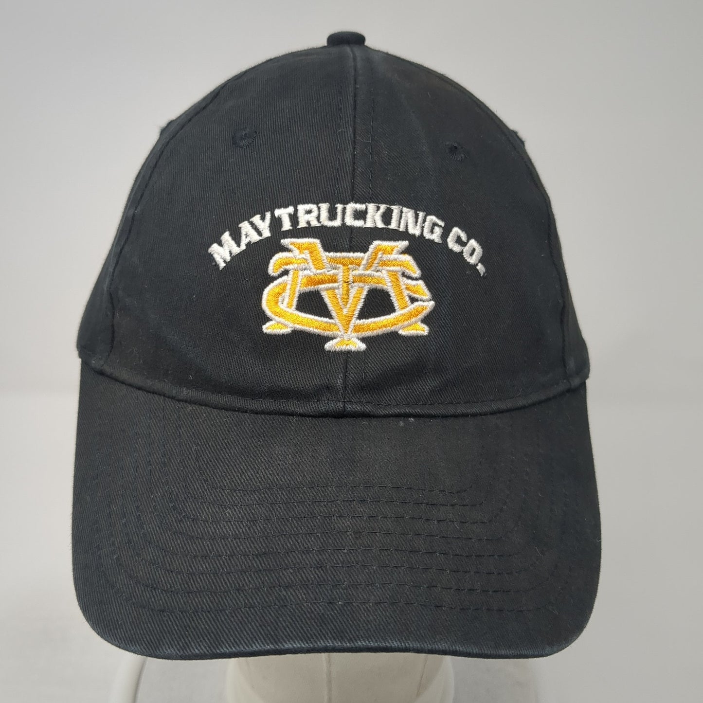 Maytrucking Co. Strapback Baseball Cap Black One Size Adjustable Embroidered KC