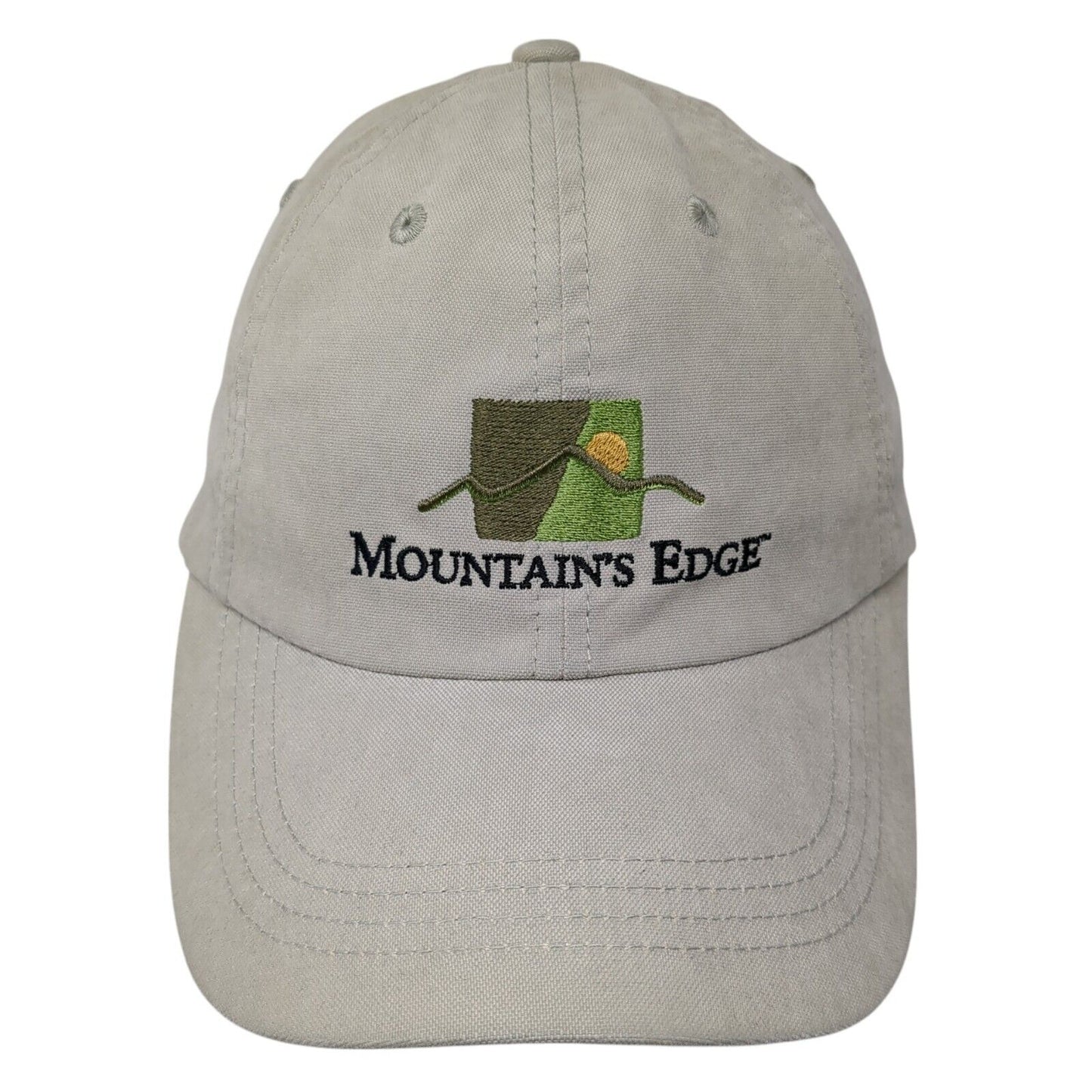 Mountain's Edge Slideback Hat Tan One Size Embroidered Port Authority
