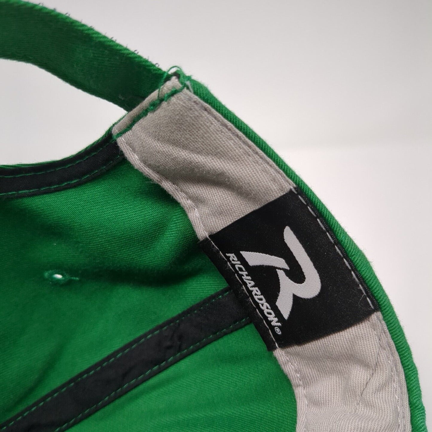 BB Strapback Hat Green M-L Adjustable Embroidered Richardson Pro 214