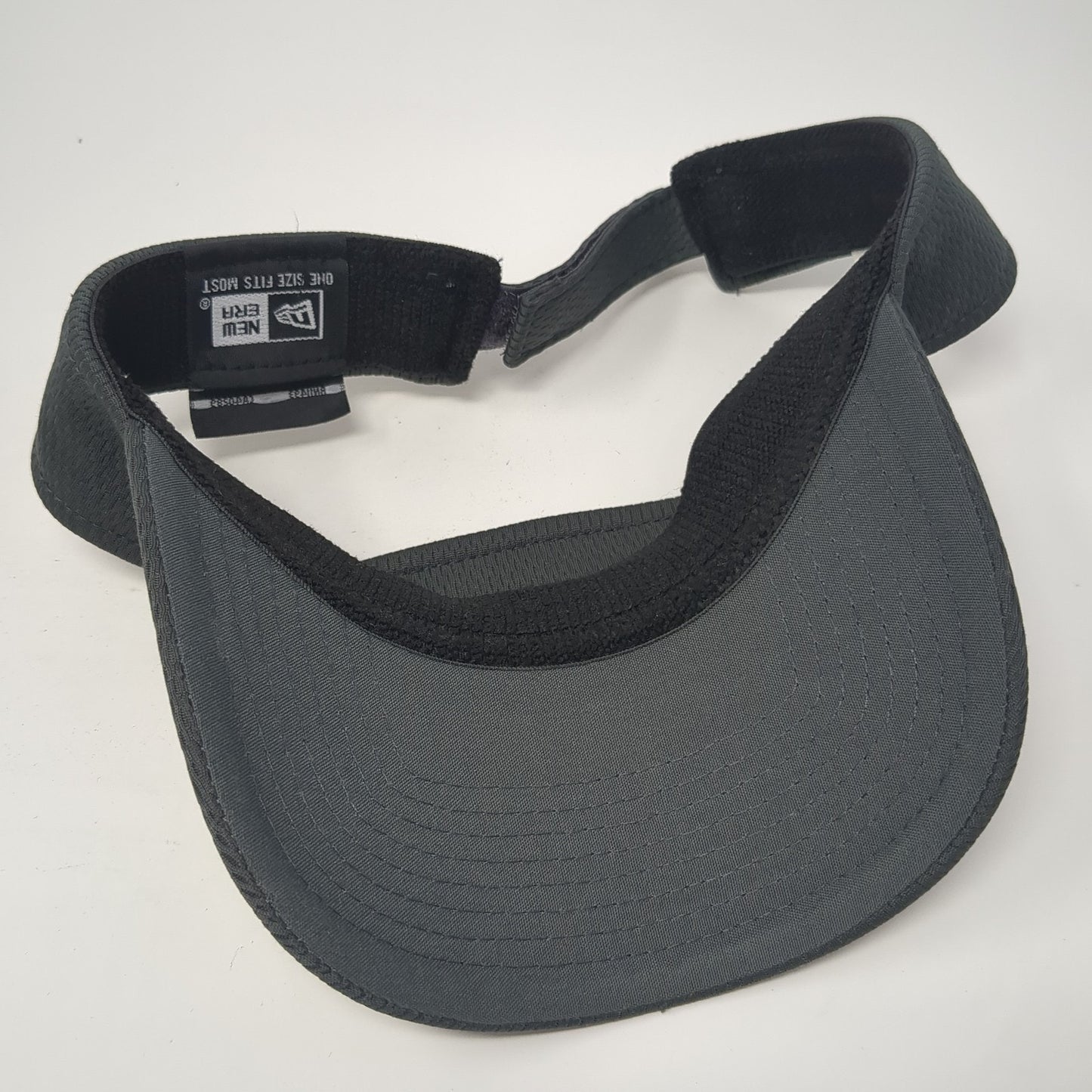 Stewart Strapback Visor Hat Gray One Size Adjustable Embroidered New Era