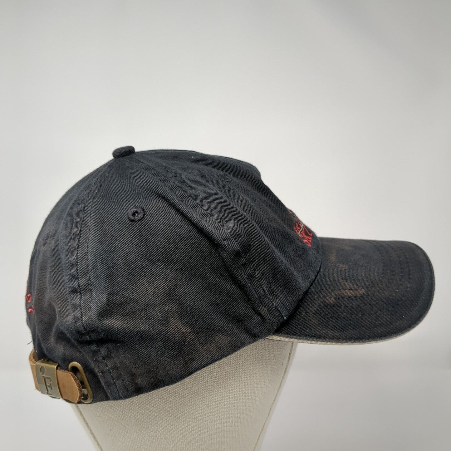 Greenwood's Ski-Haus Slideback Hat Black One Size Embroidered Fahrenheit