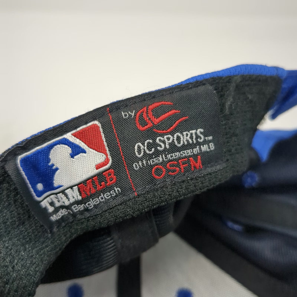 OC Sports Chicago Cubs MLB Baseball Cap Blue One Size Mesh Strapback Logo Hat