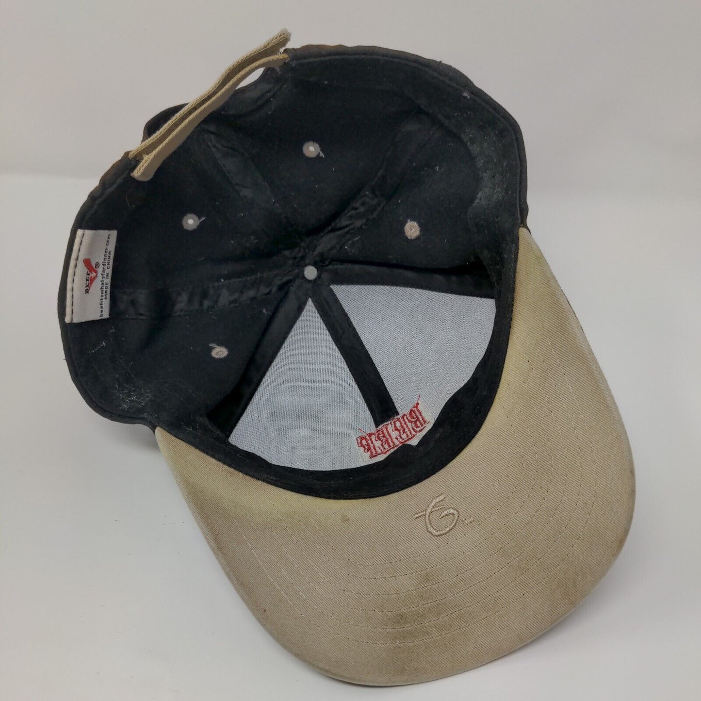 Beef It's What's For Dinner Strapback Hat Black OSFM Embroidered