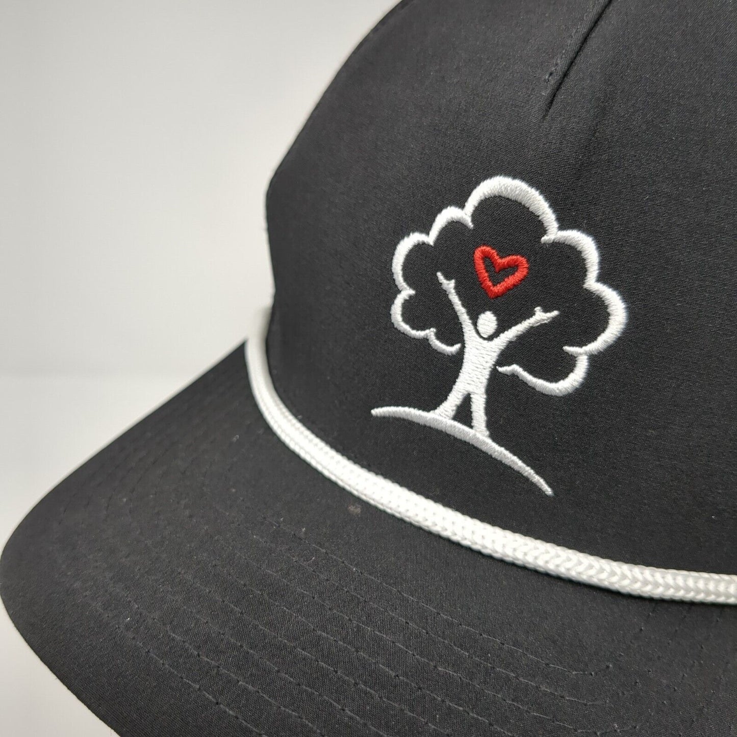 Freedom Youth Foundation Snapback Rope Hat Black One Size Embroidered