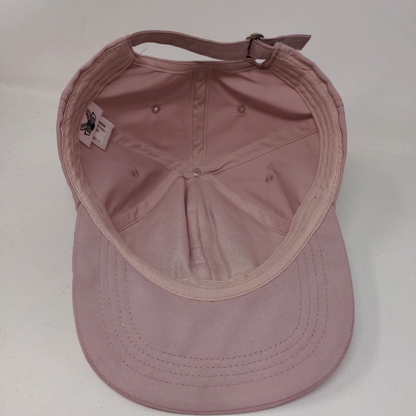 Be Kind To Your Mind Slideback Hat Pink One Size Embroidered 6 Panel