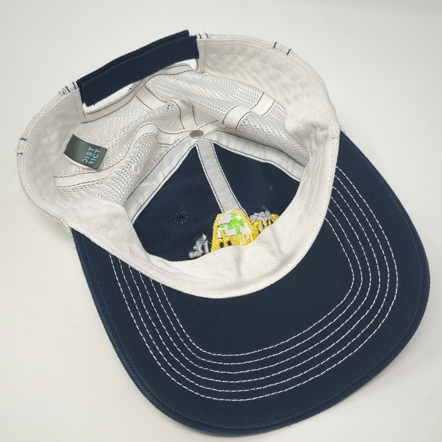 2021 Run Through It Race To Robie Creek Trucker Hat Blue OS Adjustable District