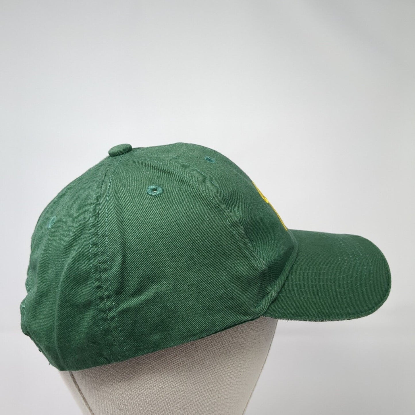 Maui Snapback Hat Green One Size Embroidered Logo Hawaiian Headwear