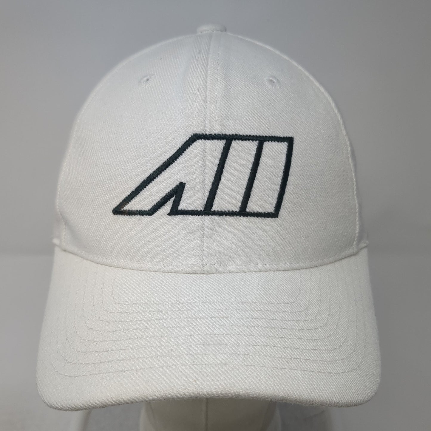 Sluggers Only Strapback Baseball Cap White One Size Adjustable Embroidered