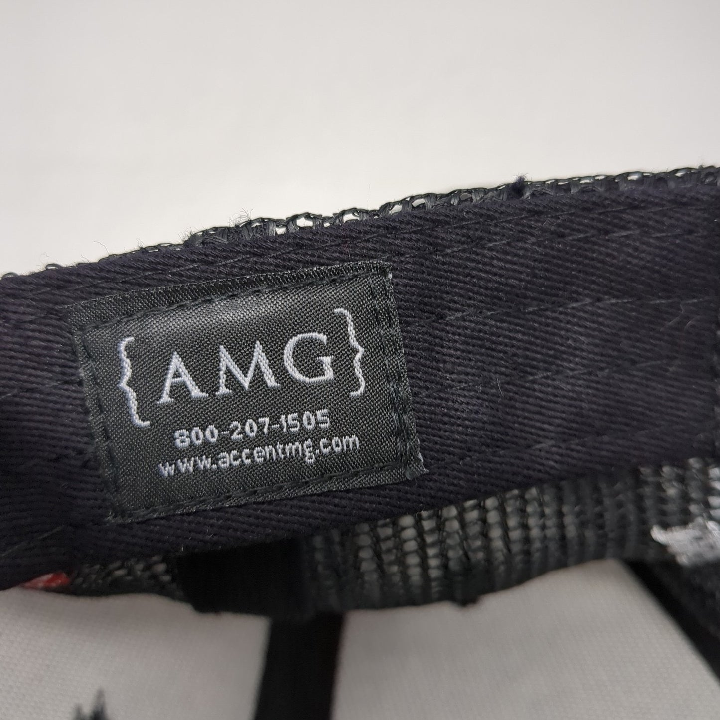 Albina Asphalt Strapback Trucker Hat Multicolor Camo One Size Mesh Back