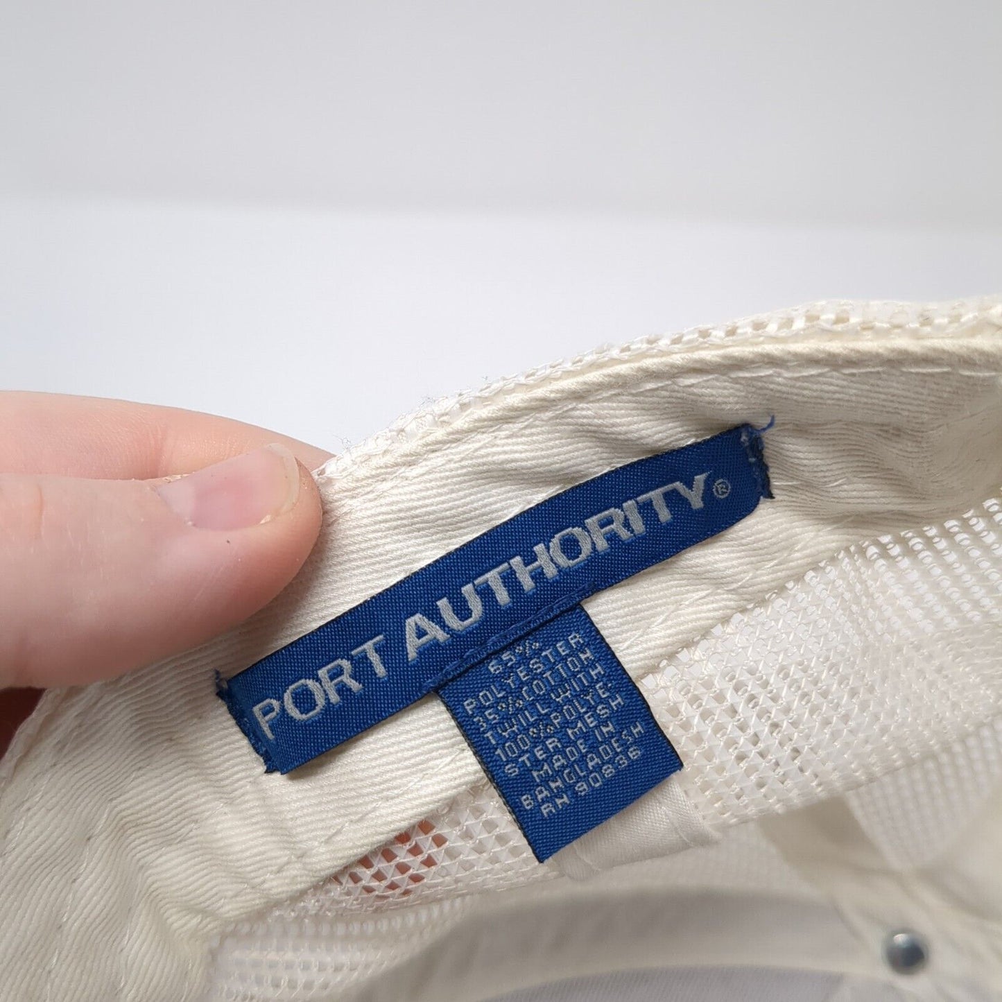 TSHC Patch Snapback Mesh Back Trucker Hat Gray One Size Port Authority