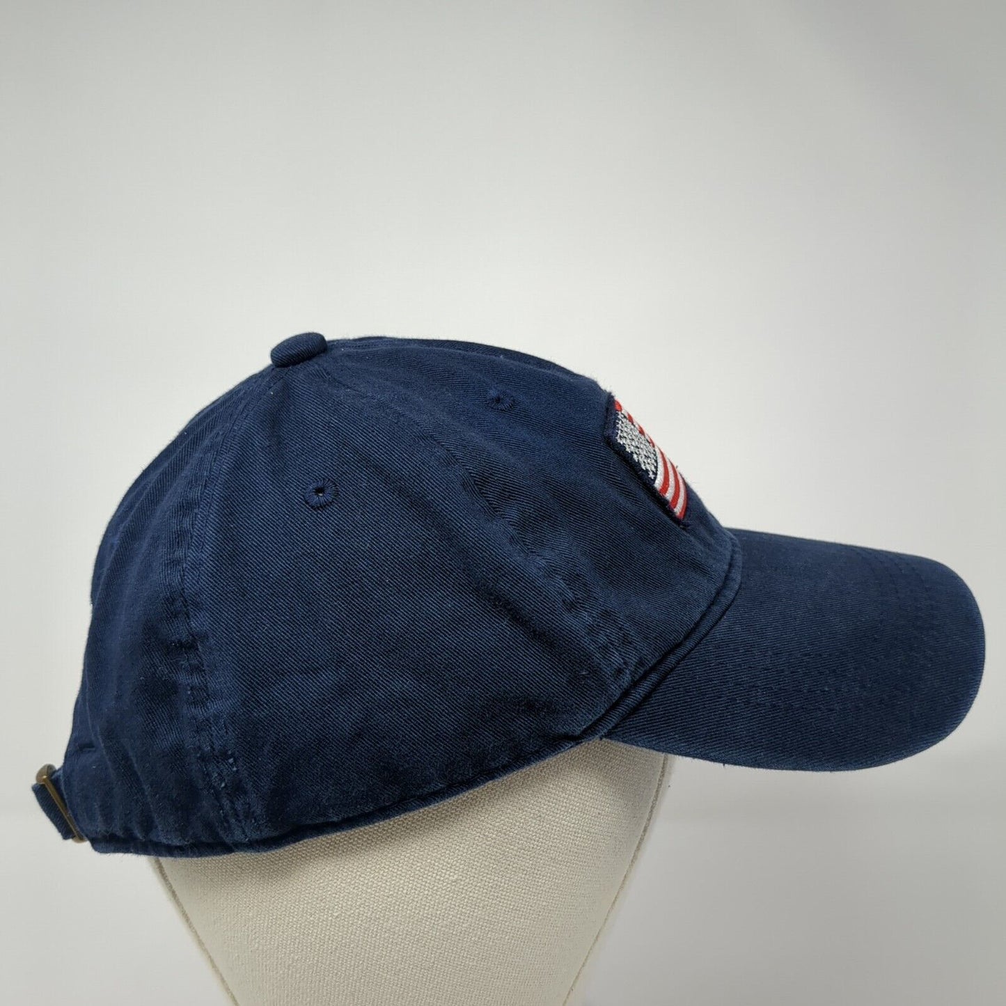 Old Navy American Flag Slideback Hat Blue One Size Adjustable 6 Panel