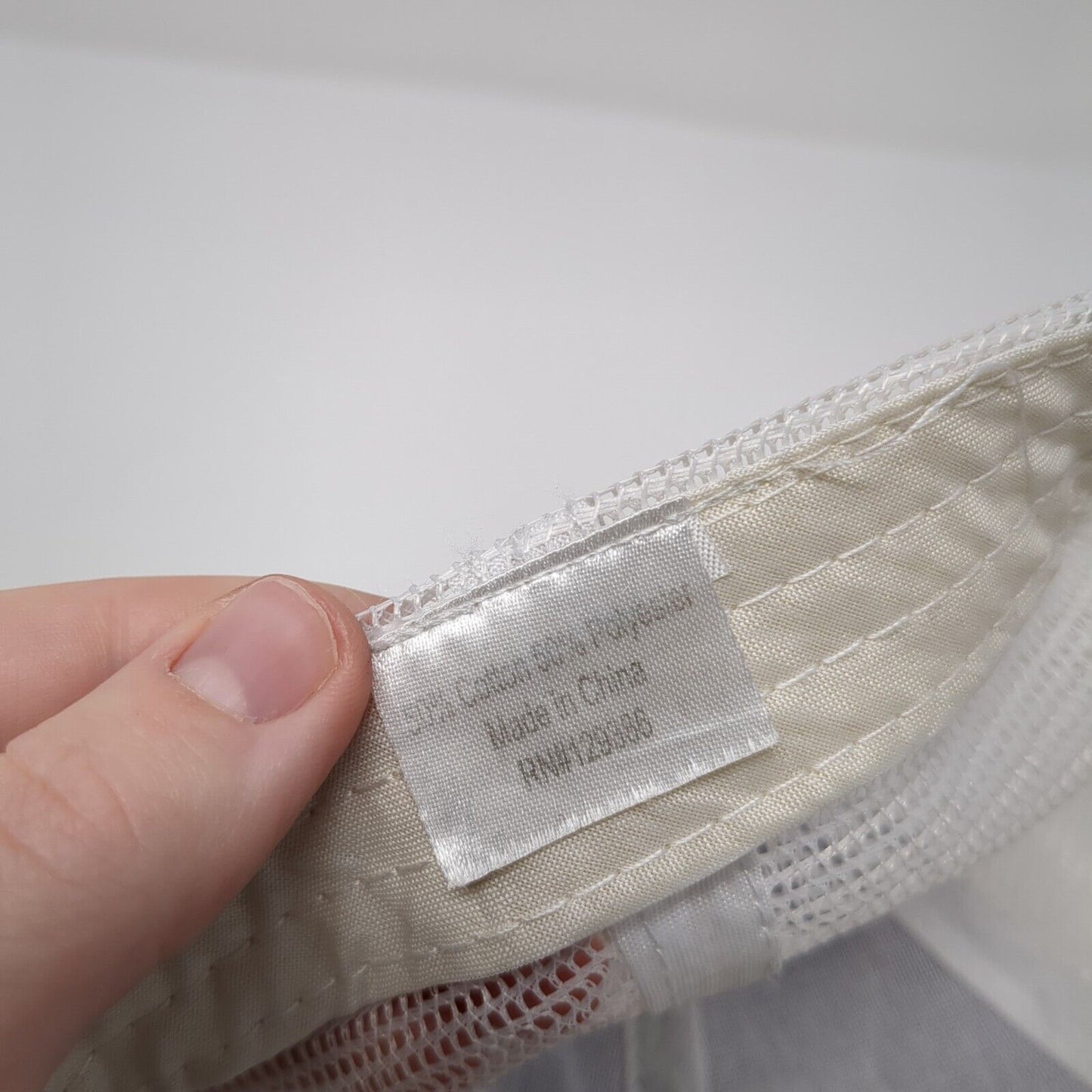 Unbranded Strapback Trucker Hat Gray One Size Adjustable Distressed Mesh Back